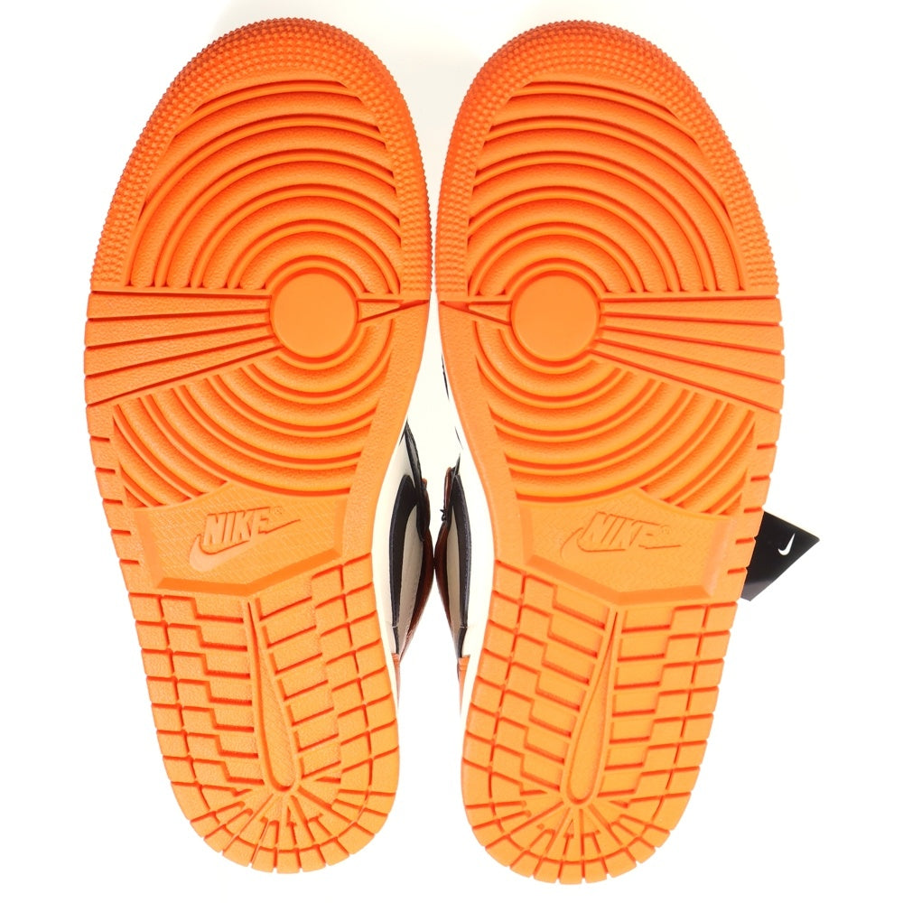NIKE(ナイキ) AIR JORDAN 1 RETRO HIGH OG SHATTERED BACKBOARD エアジョーダン 1 レトロ シャッタード バックボード レザーハイカットスニーカー US9/27cm DZ5485-008