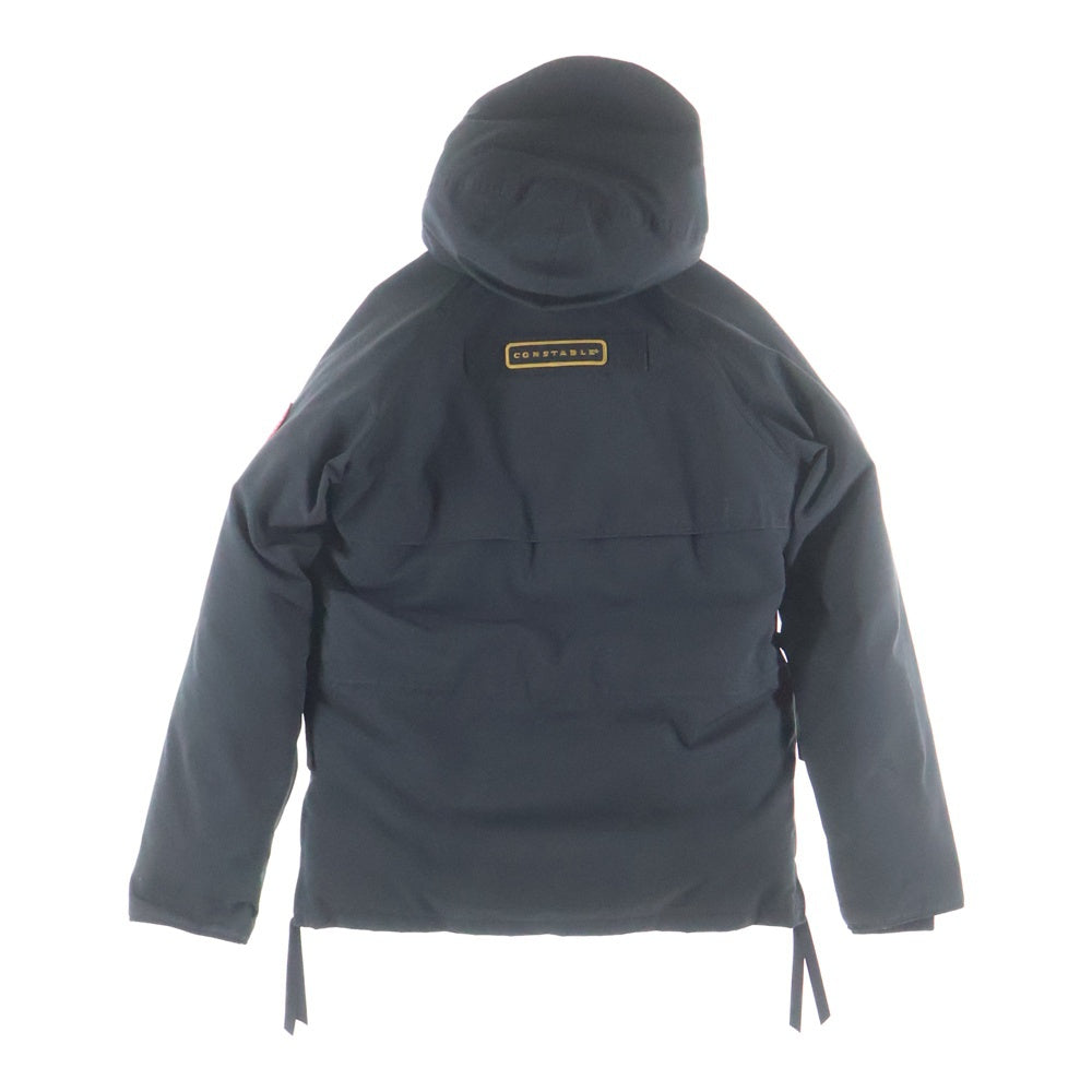 CANADA GOOSE(カナダグース) CONSTABLE PARKA コンスタブルパーカ ロゴパッチ ジップアップ フーデッド ダウンジャケット ブラック 4071MA