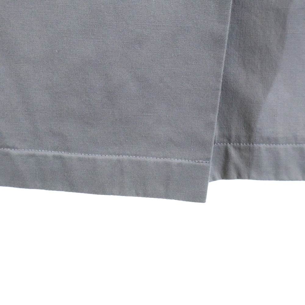 agnes b.(アニエスベー) コットン テーラードカラー半袖ワンピース レディース グレー