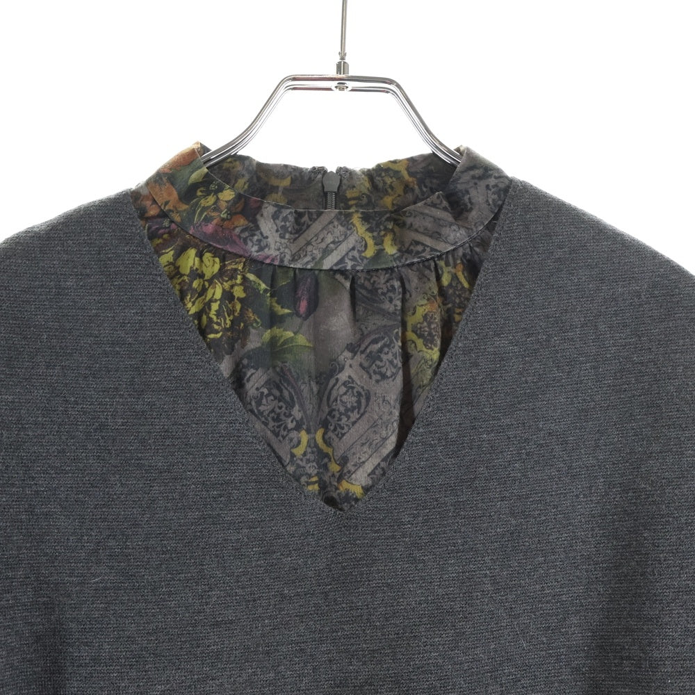 AMERI(アメリ) UNDRESSED NATHALIE VEST SET DRESS アンドレスド ナタリーベストセット 花総柄ドレス ワンピース レディース グレー 02020550471