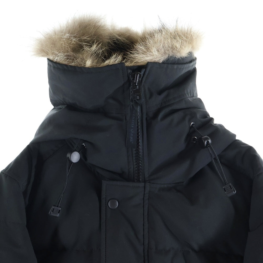 CANADA GOOSE(カナダグース) BLACK LABEL CARSON PARKA カーソンパーカ コヨーテファー フーデット ジップアップ ナイロン ダウンジャケット ブラック 3805MB