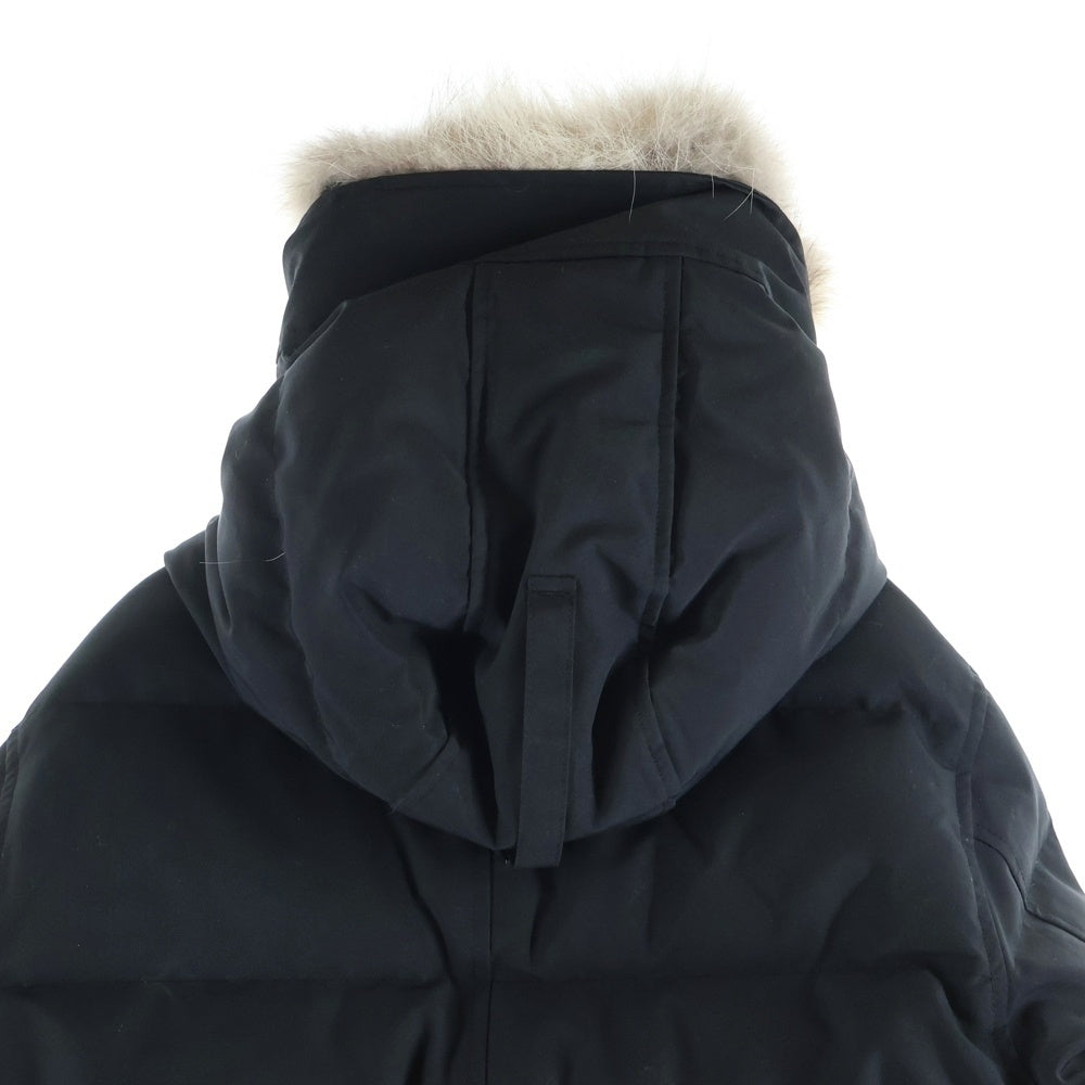 CANADA GOOSE(カナダグース) BLACK LABEL CARSON PARKA カーソンパーカ コヨーテファー フーデット ジップアップ ナイロン ダウンジャケット ブラック 3805MB