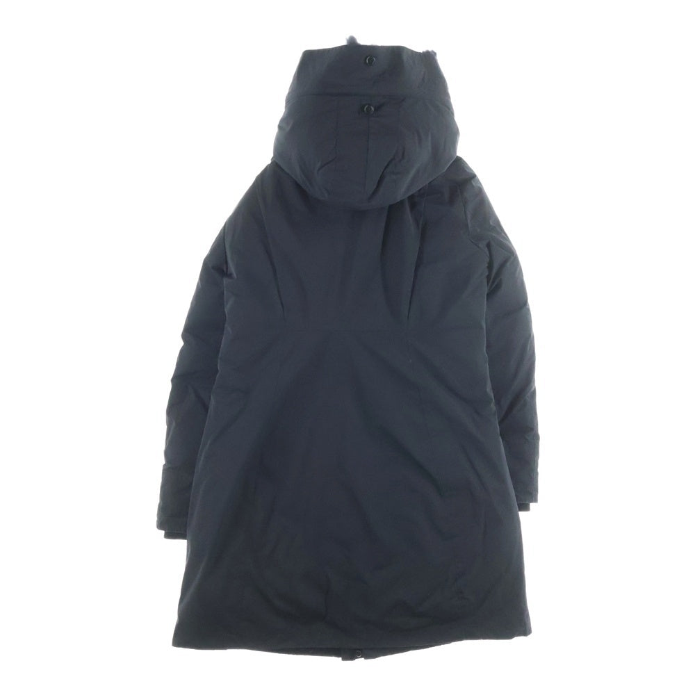 WOOLRICH(ウールリッチ) BOWBRIDGE ボウブリッジ ラビットファー ナイロン フーデッドダウンジャケット レディース ブラック WWCPS2721D