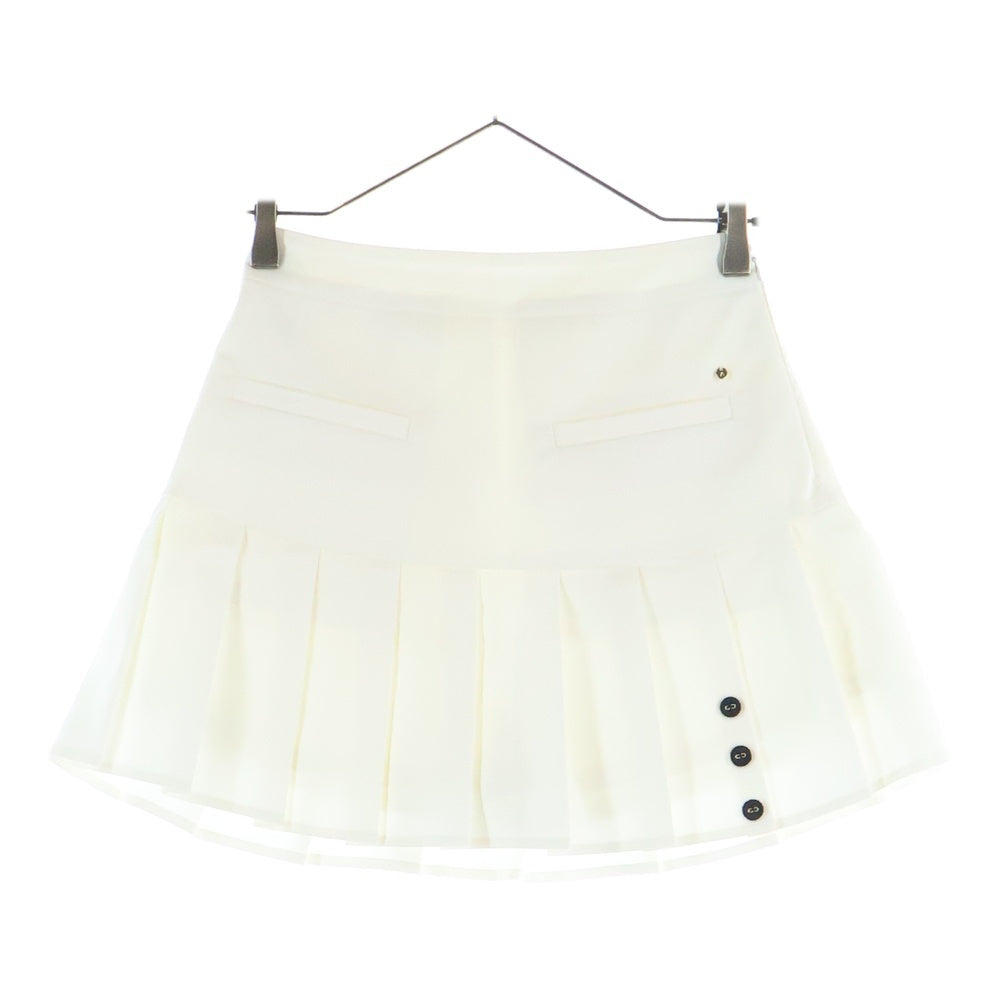 NO BRAND(ノーブランド) ANDMARY アンドマリー MADISON GIRLS SET UP マディソン ガールズ レイヤードデザインニット プリーツミニスカート セットアップ 2ピース レディース AM1413