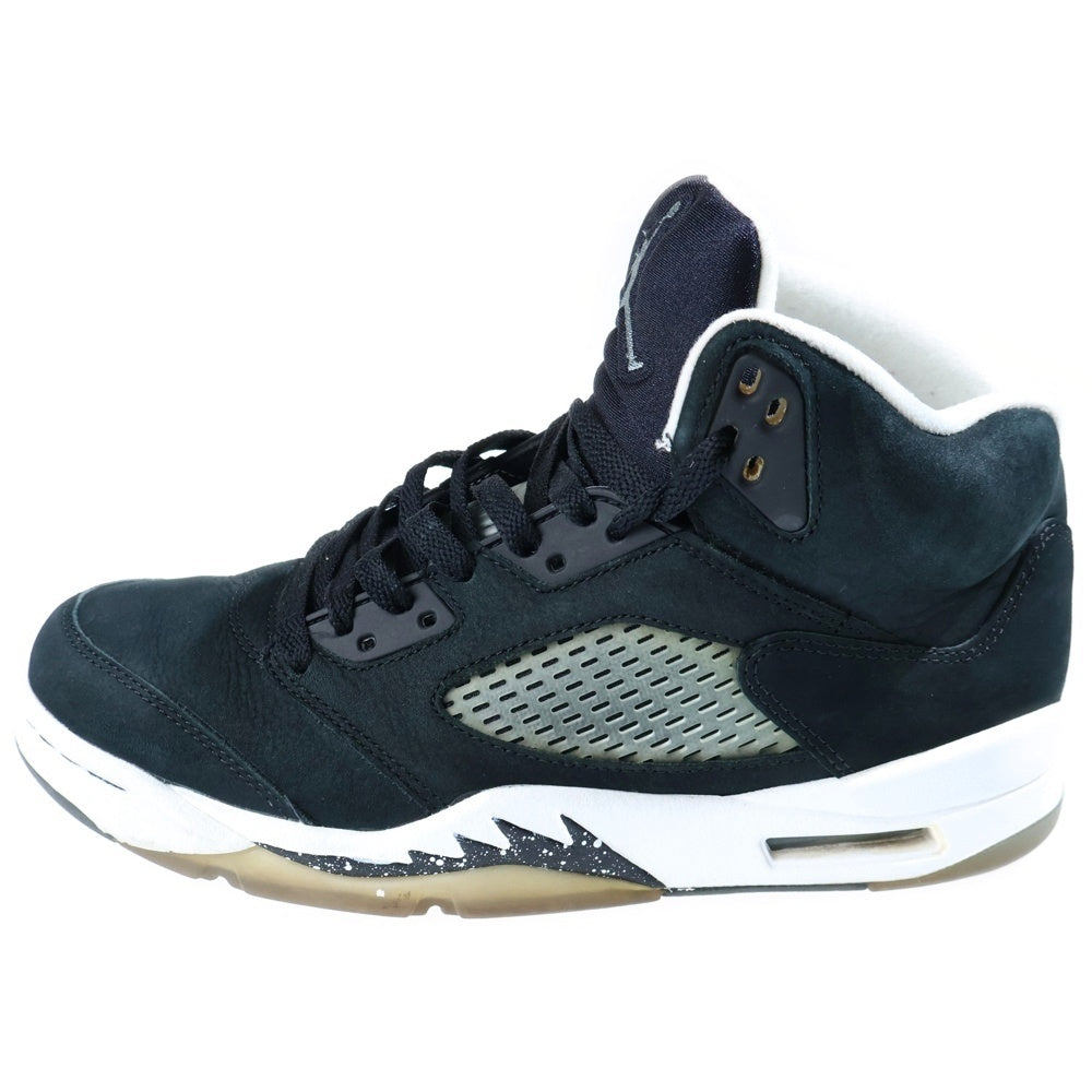 NIKE(ナイキ) 【観賞用 2013年】 AIR JORDAN 5 RETRO OREO エアジョーダン5 レトロ オレオ ハイカットスニーカー ブラック US8.5/26.5cm 136027-035