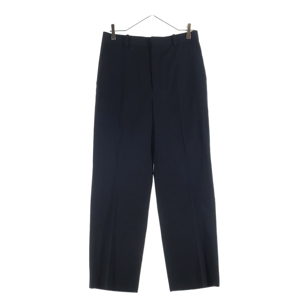 AURALEE(オーラリー) 24AW LIGHT WOOL MAX GABARDINE SLACKS ライトウール マックスギャバジン センタープレス スラックス パンツ ブラック A24AP02MG