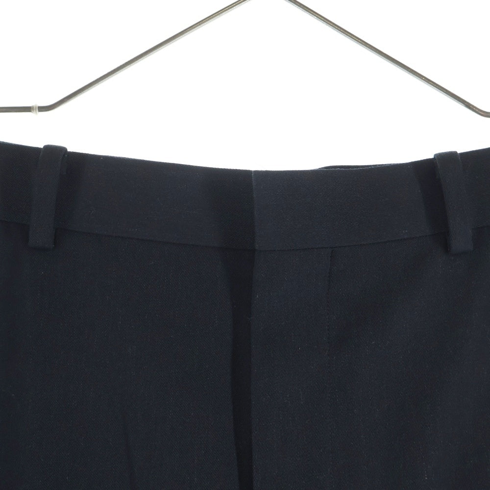 AURALEE(オーラリー) 24AW LIGHT WOOL MAX GABARDINE SLACKS ライトウール マックスギャバジン センタープレス スラックス パンツ ブラック A24AP02MG