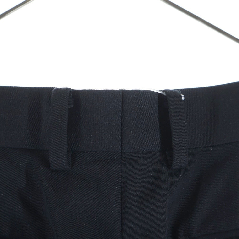 AURALEE(オーラリー) 24AW LIGHT WOOL MAX GABARDINE SLACKS ライトウール マックスギャバジン センタープレス スラックス パンツ ブラック A24AP02MG