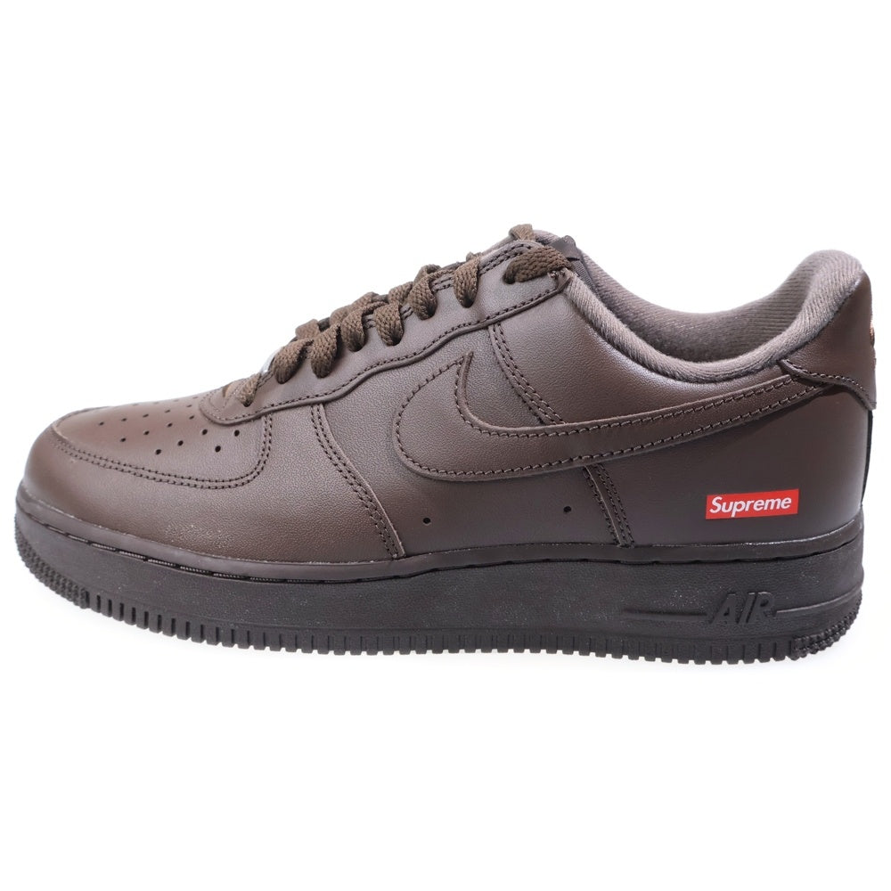 NIKE(ナイキ) ×SUPREME AIR FORCE 1 LOW SP エアフォースワン ローカットスニーカー ブラウン US8.5/26.5cm CU9225-200