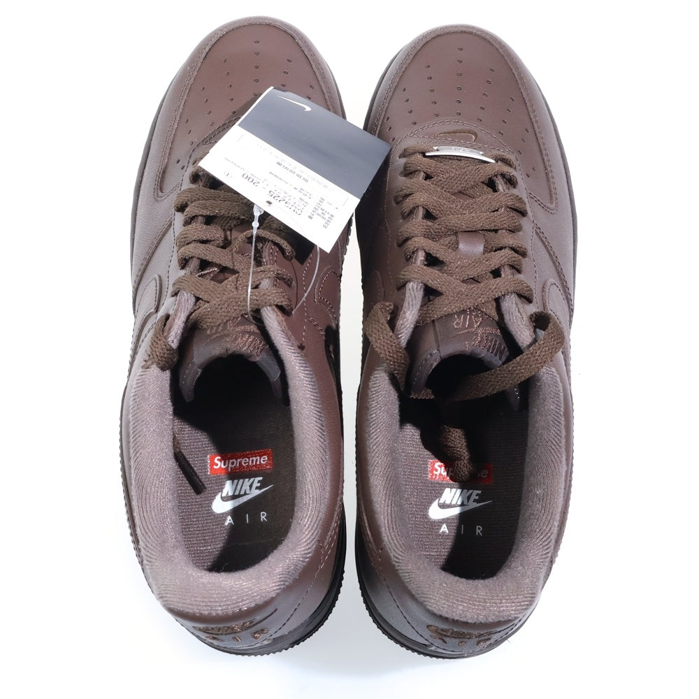 NIKE(ナイキ) ×SUPREME AIR FORCE 1 LOW SP エアフォースワン ローカットスニーカー ブラウン US8.5/26.5cm CU9225-200