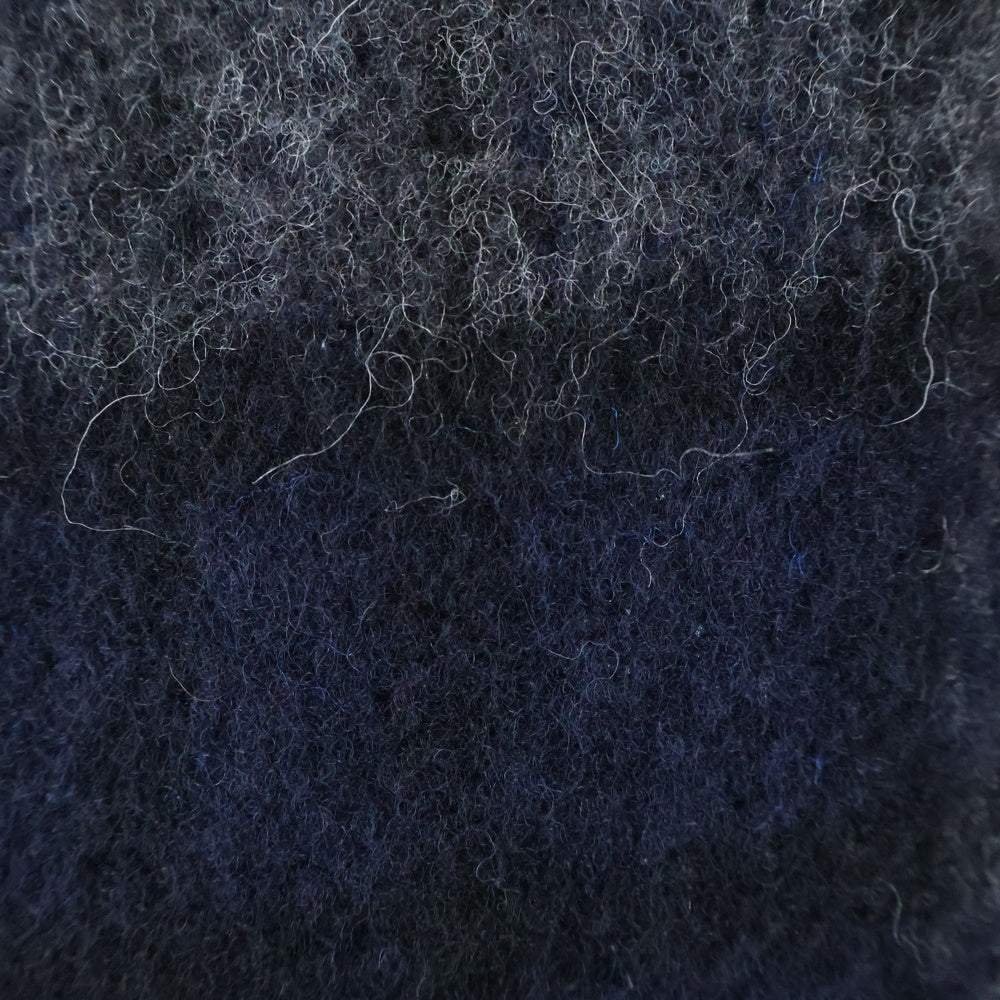 WTAPS(ダブルタップス) 25AW TXT 02 LS WONY TWEED TEXTILE ウォニー ツイード テキスタイル チェック柄 ボタンアップ 長袖シャツ ネイビー 252TQDT-SHM04