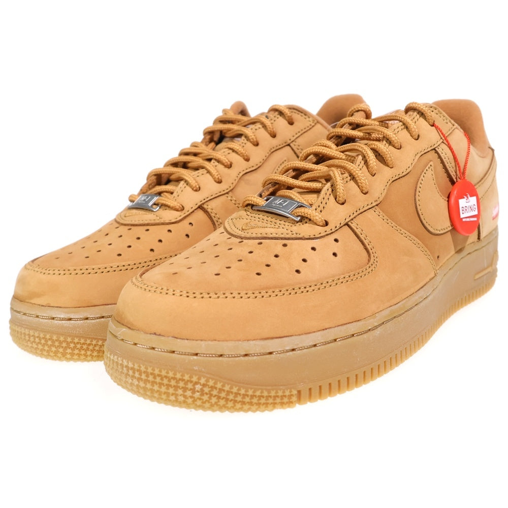 NIKE(ナイキ) ×SUPREME AIR FORCE 1 LOW SP シュプリーム エアフォースワン ウィート ローカットスニーカー ブラウン US8.5/26.5cm DN1555-200