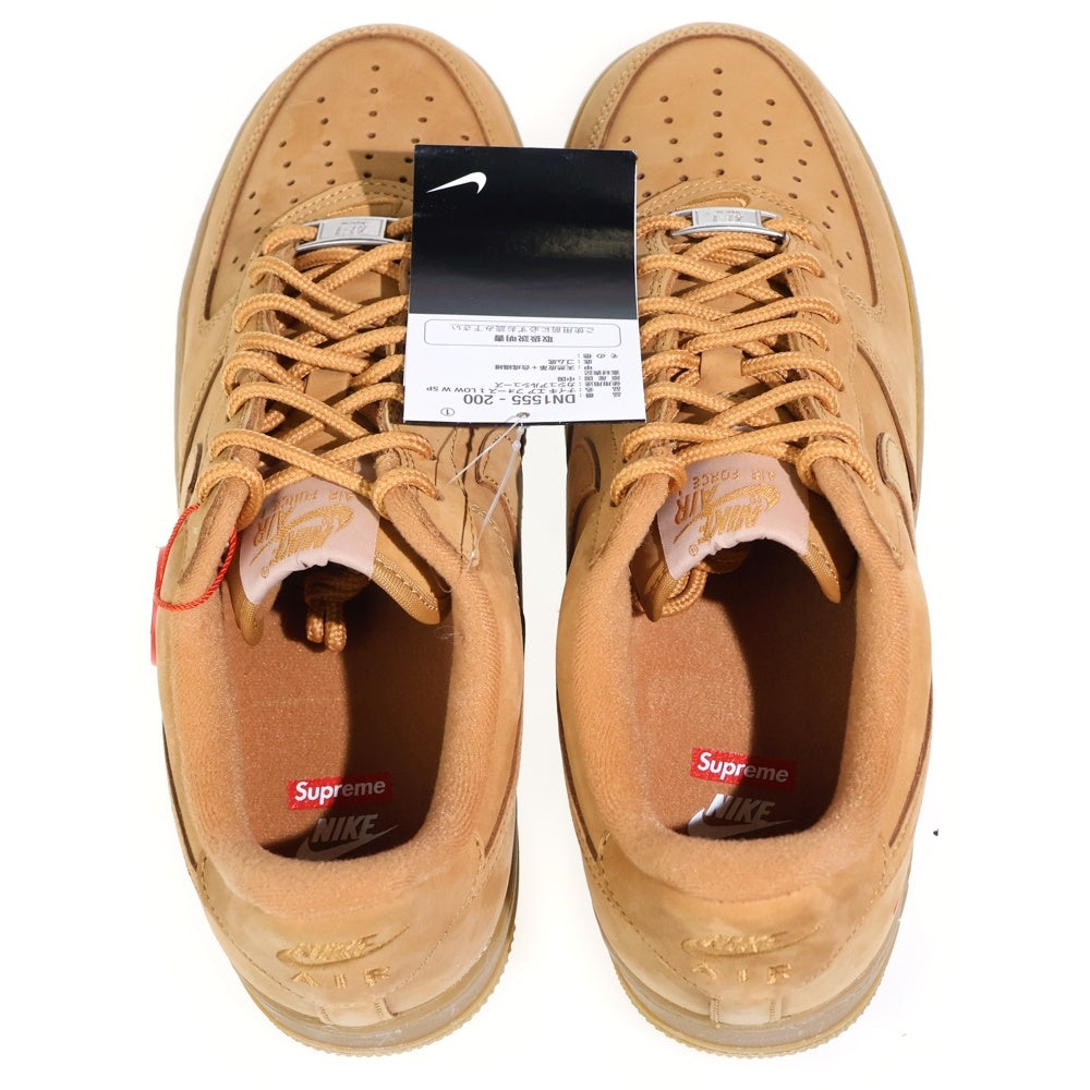 NIKE(ナイキ) ×SUPREME AIR FORCE 1 LOW SP シュプリーム エアフォースワン ウィート ローカットスニーカー ブラウン US8.5/26.5cm DN1555-200