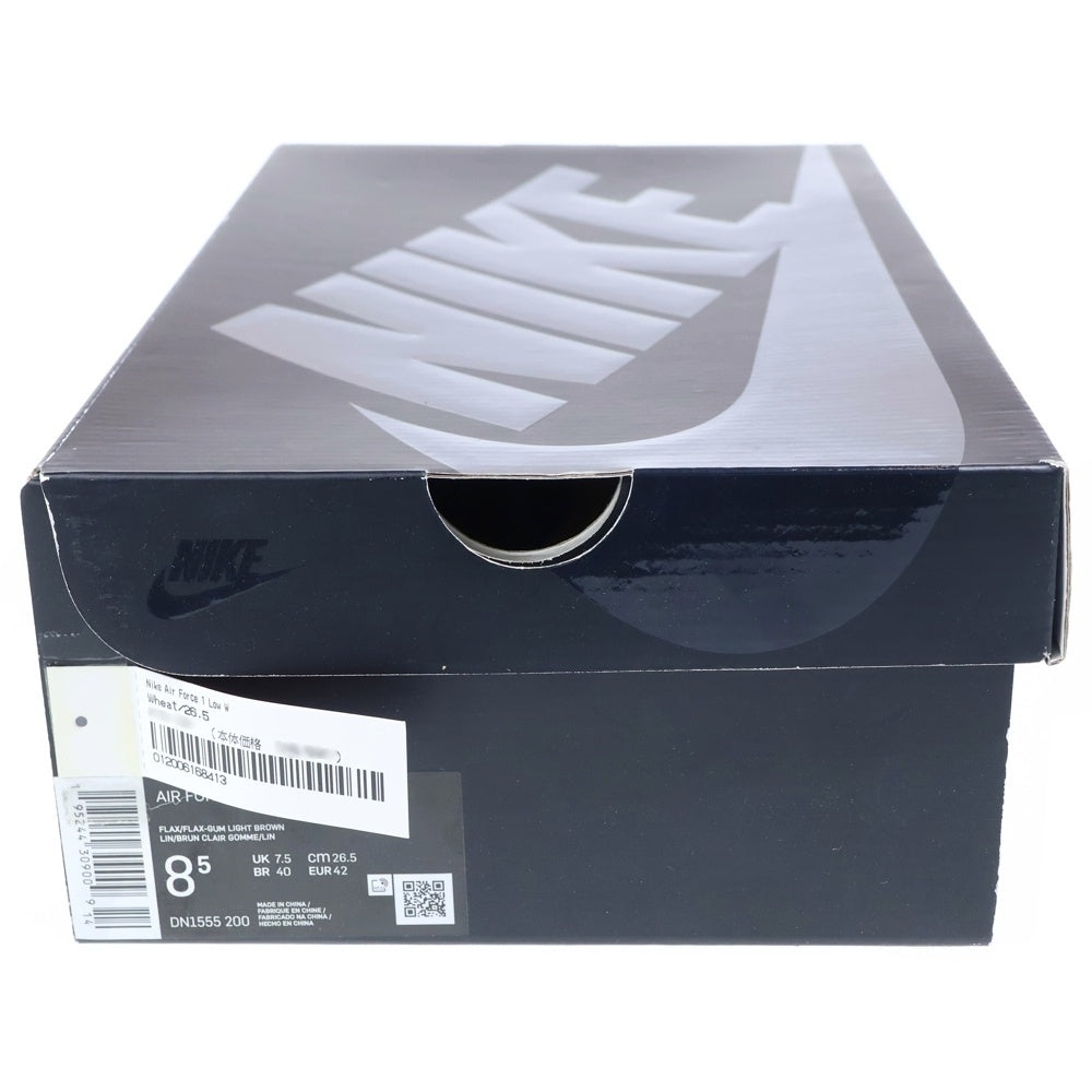 NIKE(ナイキ) ×SUPREME AIR FORCE 1 LOW SP シュプリーム エアフォースワン ウィート ローカットスニーカー ブラウン US8.5/26.5cm DN1555-200