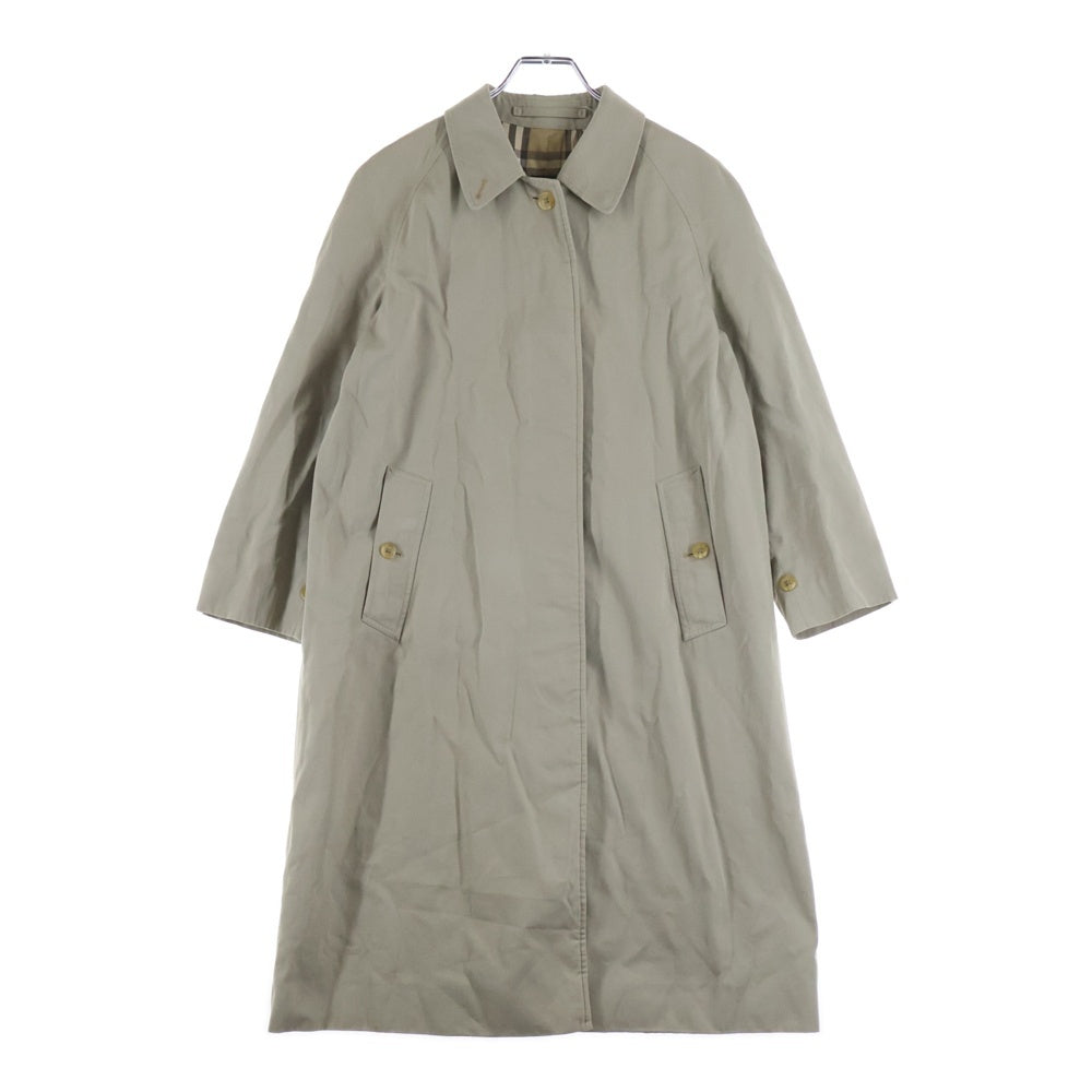 BURBERRY(バーバリー) 70S-80S VINTAGE ヴィンテージ 裏地ノヴァチェック ラグランスリーブ ステンカラーコート ベージュ