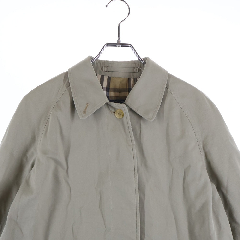 BURBERRY(バーバリー) 70S-80S VINTAGE ヴィンテージ 裏地ノヴァチェック ラグランスリーブ ステンカラーコート ベージュ