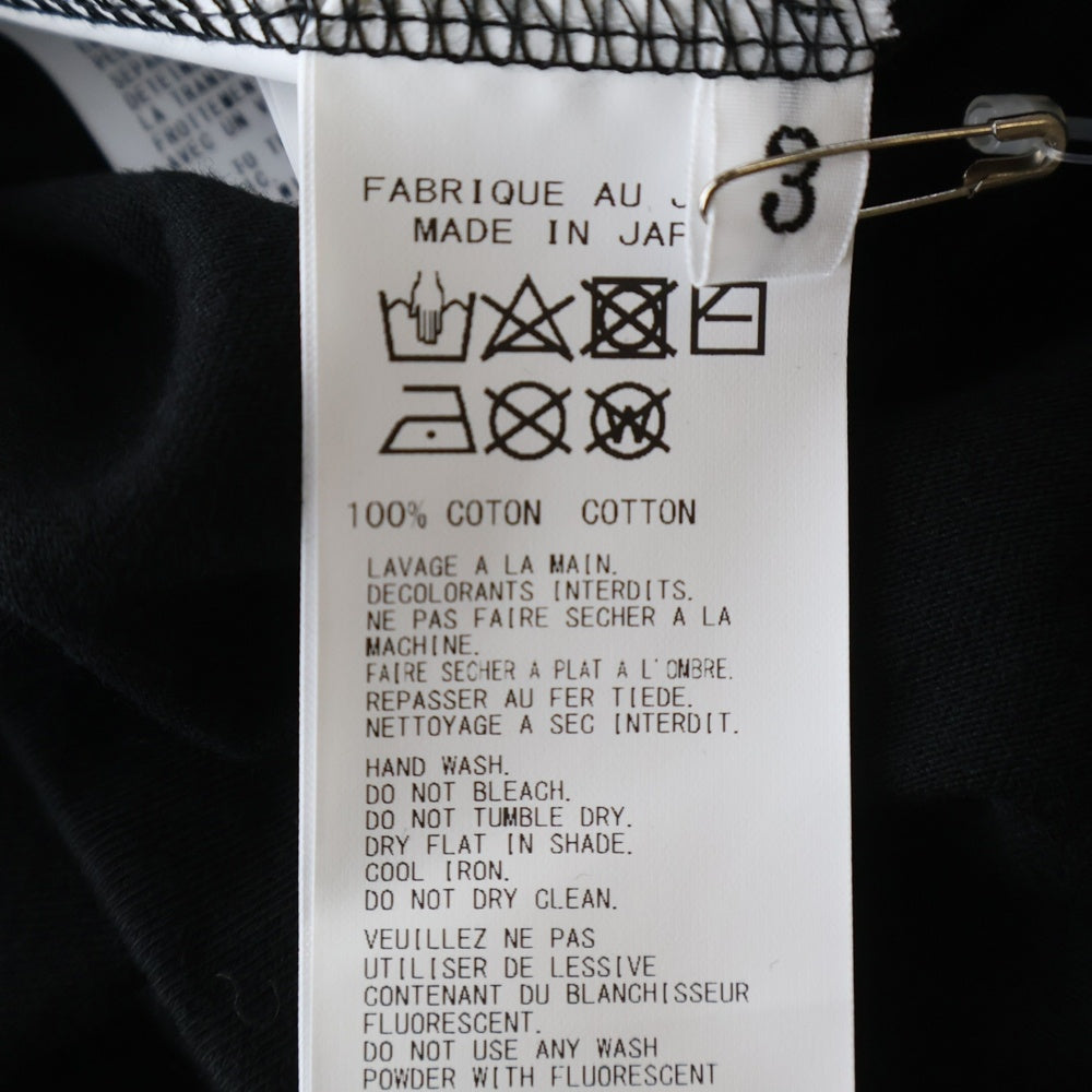 Yohji Yamamoto POUR HOMME(ヨウジヤマモト プールオム) 16SS JERSEY PIGMENT PT LONG SLEEVE ジャージー ピグメント プリントデザイン 長袖Tシャツ H0-T80-088-1-03