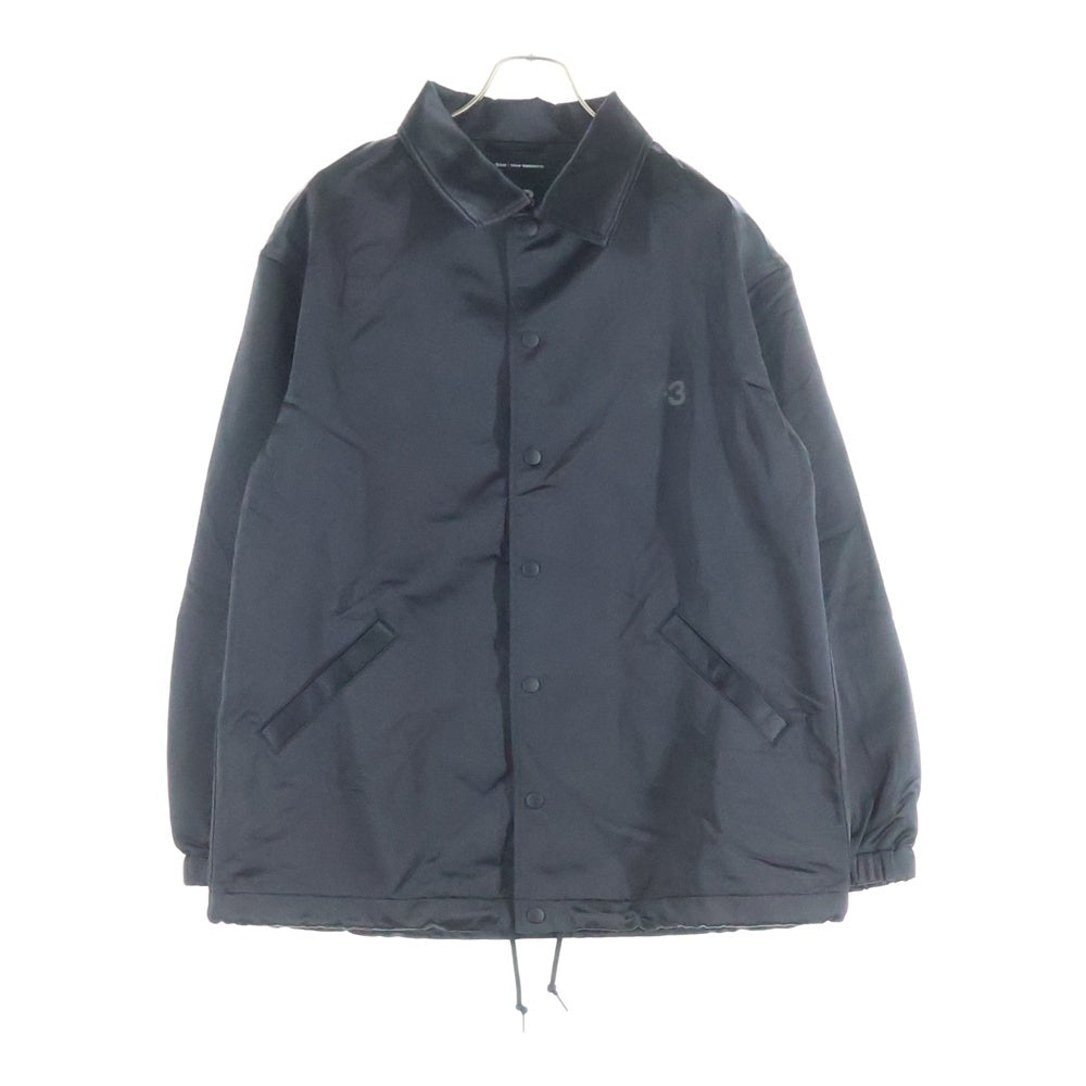 Y-3(ワイスリー) U GFX COACH JKT バックロゴデザイン コットン混 コーチジャケット ブラック JN4883