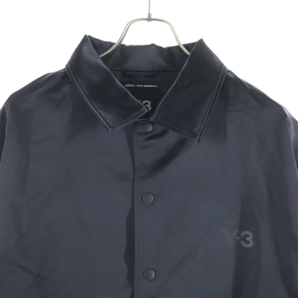Y-3(ワイスリー) U GFX COACH JKT バックロゴデザイン コットン混 コーチジャケット ブラック JN4883