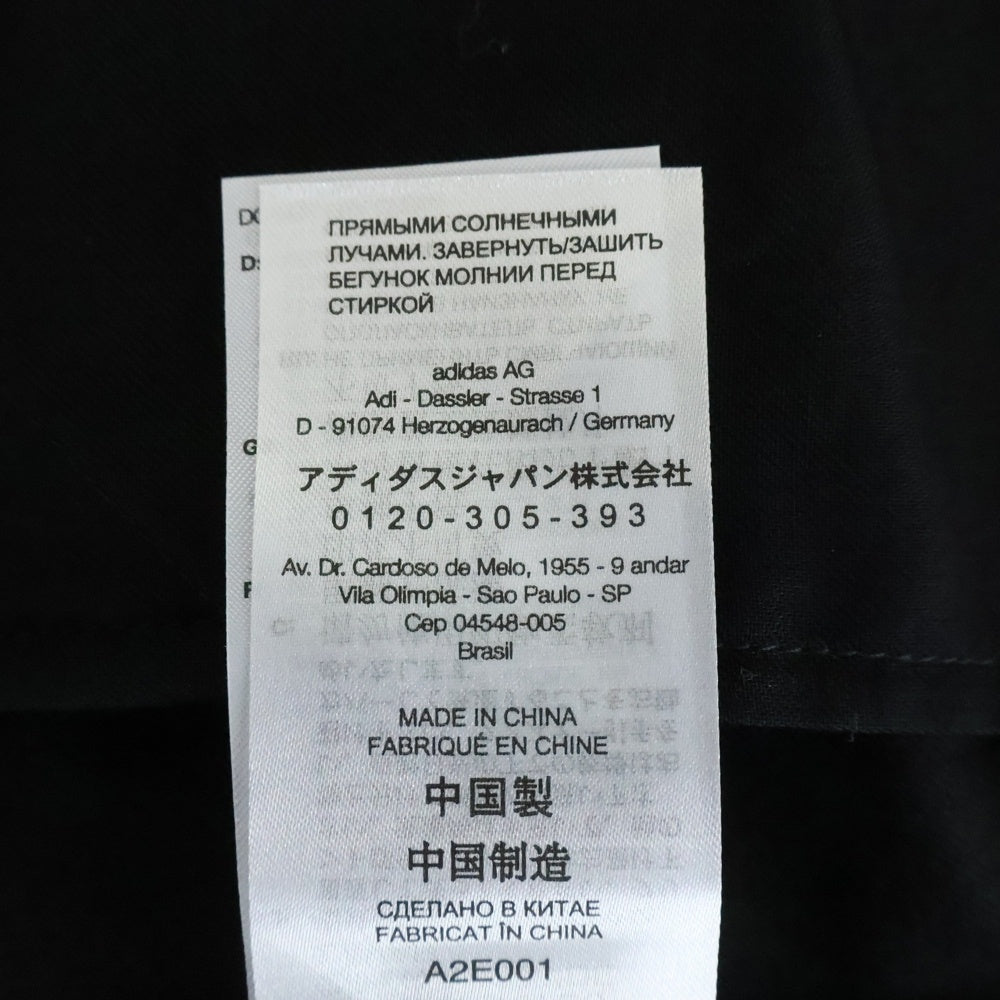Y-3(ワイスリー) U GFX COACH JKT バックロゴデザイン コットン混 コーチジャケット ブラック JN4883