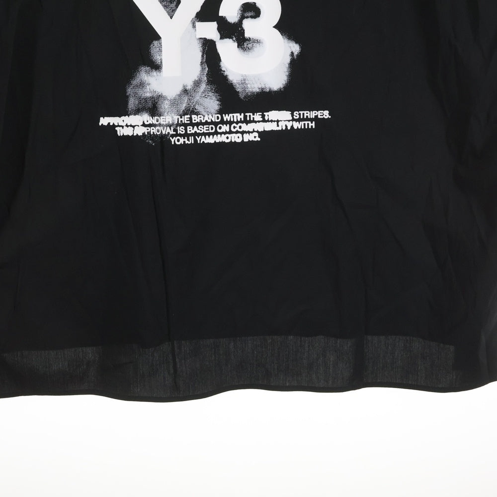 Y-3(ワイスリー) GRAPHIC LOGO SHIRT バック グラフィックロゴデザイン 長袖シャツ ブラック KD2442