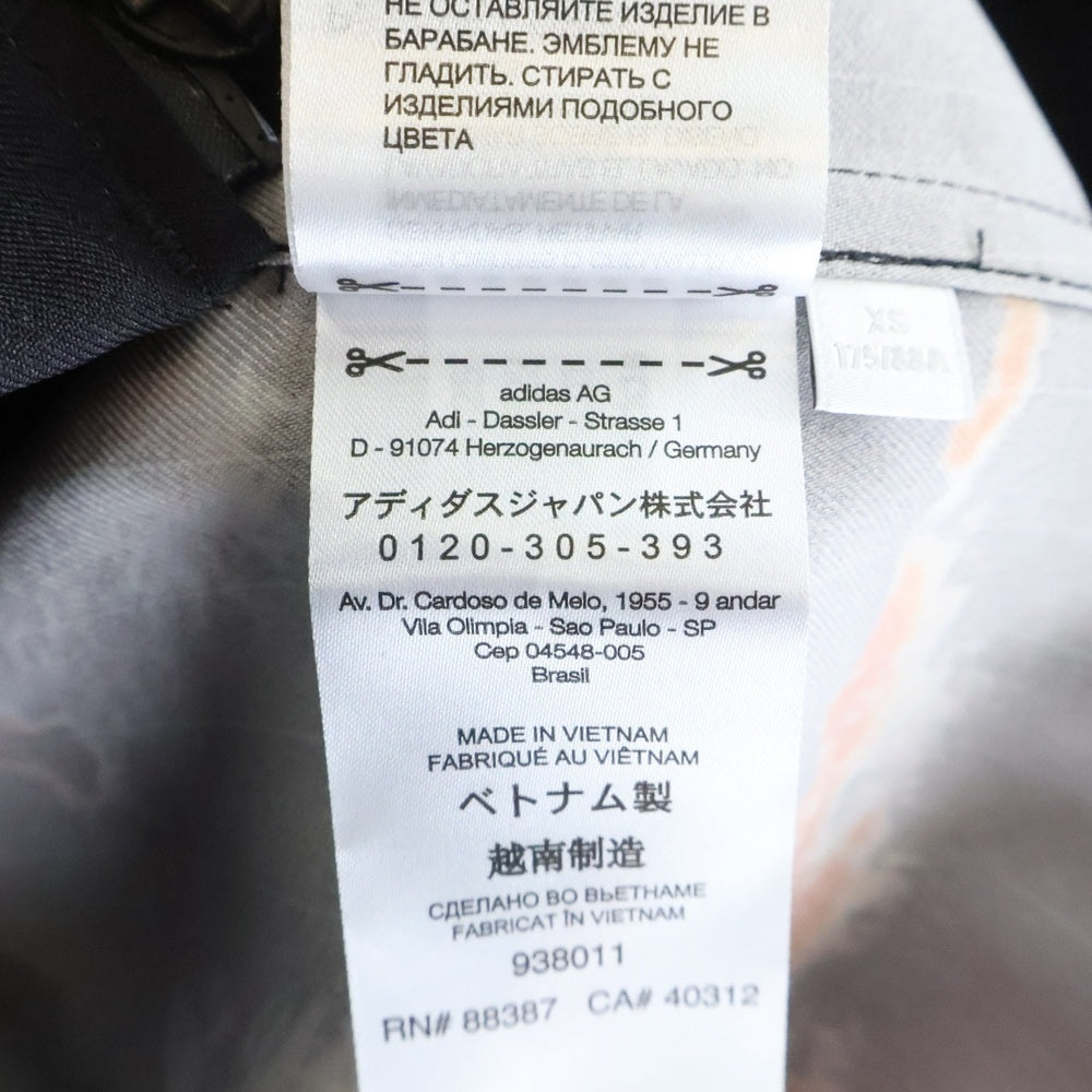 Y-3(ワイスリー) AOP TRACK TOP 琥珀プリントデザイン アームライン ジップアップ トラックジャケット ブラック KA9622