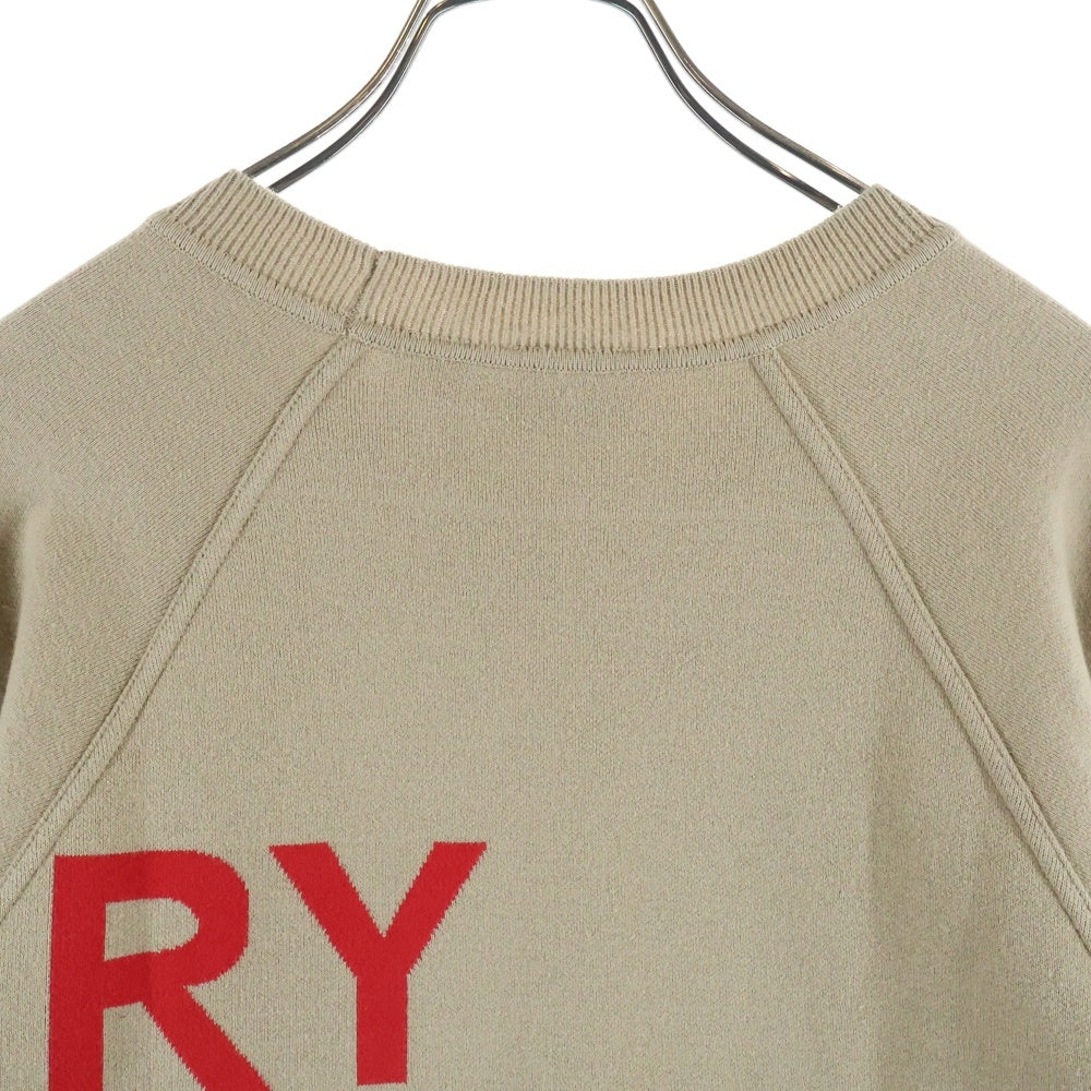 BURBERRY LONDON(バーバリーロンドン) 21AW ホースフェリー ロゴデザイン モックネック ニット セーター ブラウン 8013586