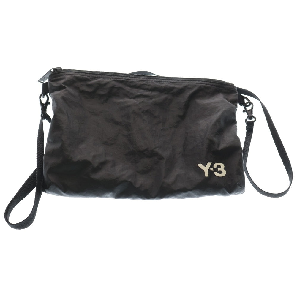 Y-3(ワイスリー) SACOCHE ロゴデザイン マルチポケット サコッシュ ショルダーバック ブラック FQ6961