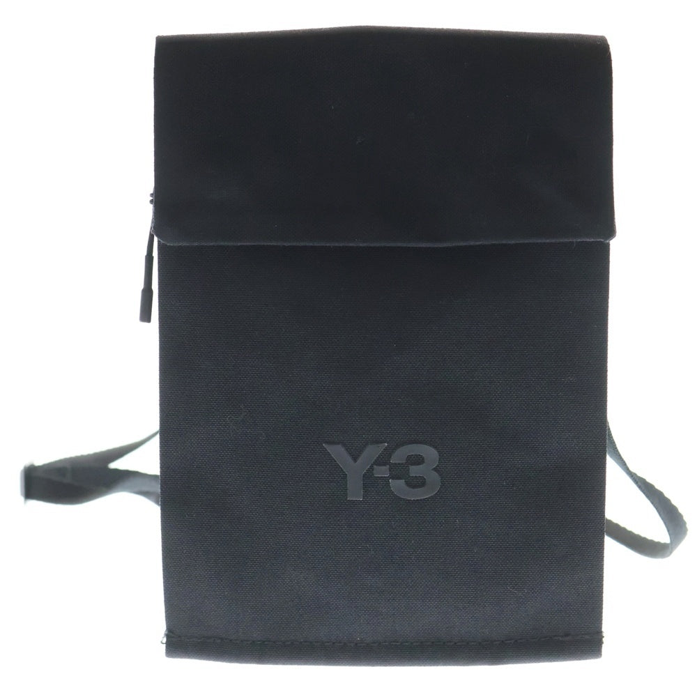 Y-3(ワイスリー) X-BODY POUCH クロスボディー ロゴデザイン マルチポケット ポーチ ショルダーバック ブラック JZ8062 レディース