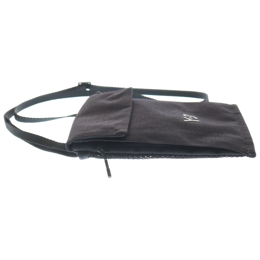 Y-3(ワイスリー) X-BODY POUCH クロスボディー ロゴデザイン マルチポケット ポーチ ショルダーバック ブラック JZ8062 レディース