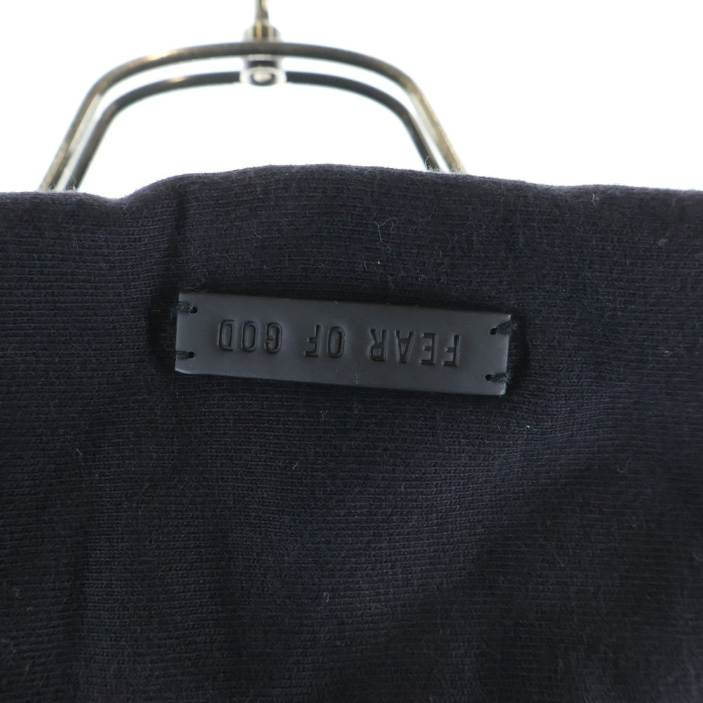 FEAR OF GOD(フィアオブゴッド) BASEBALL ベースボール フロントロゴデザイン フーデッド スウェット パーカー ブラック FG50-078