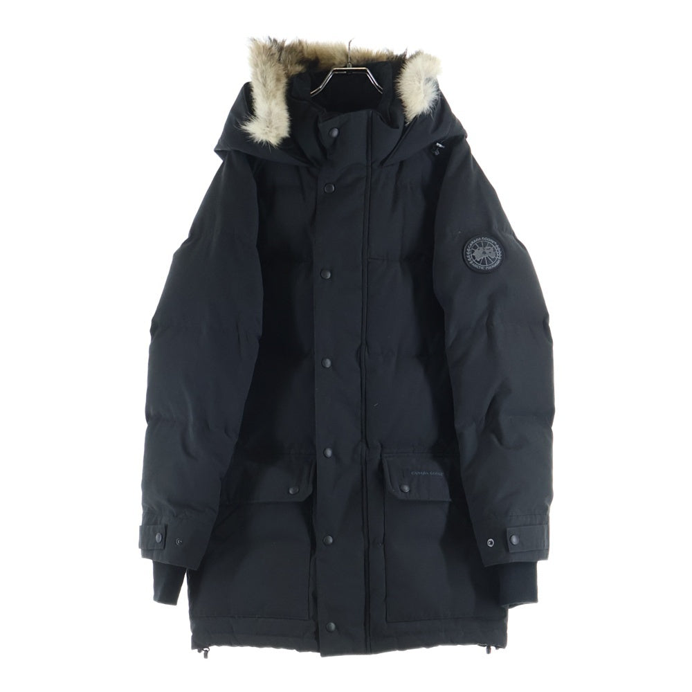 CANADA GOOSE(カナダグース) EMORY PARKA エモリーパーカ マルチポケット ジップアップ ファー付き フーデットダウンジャケット ブラック 2580MB