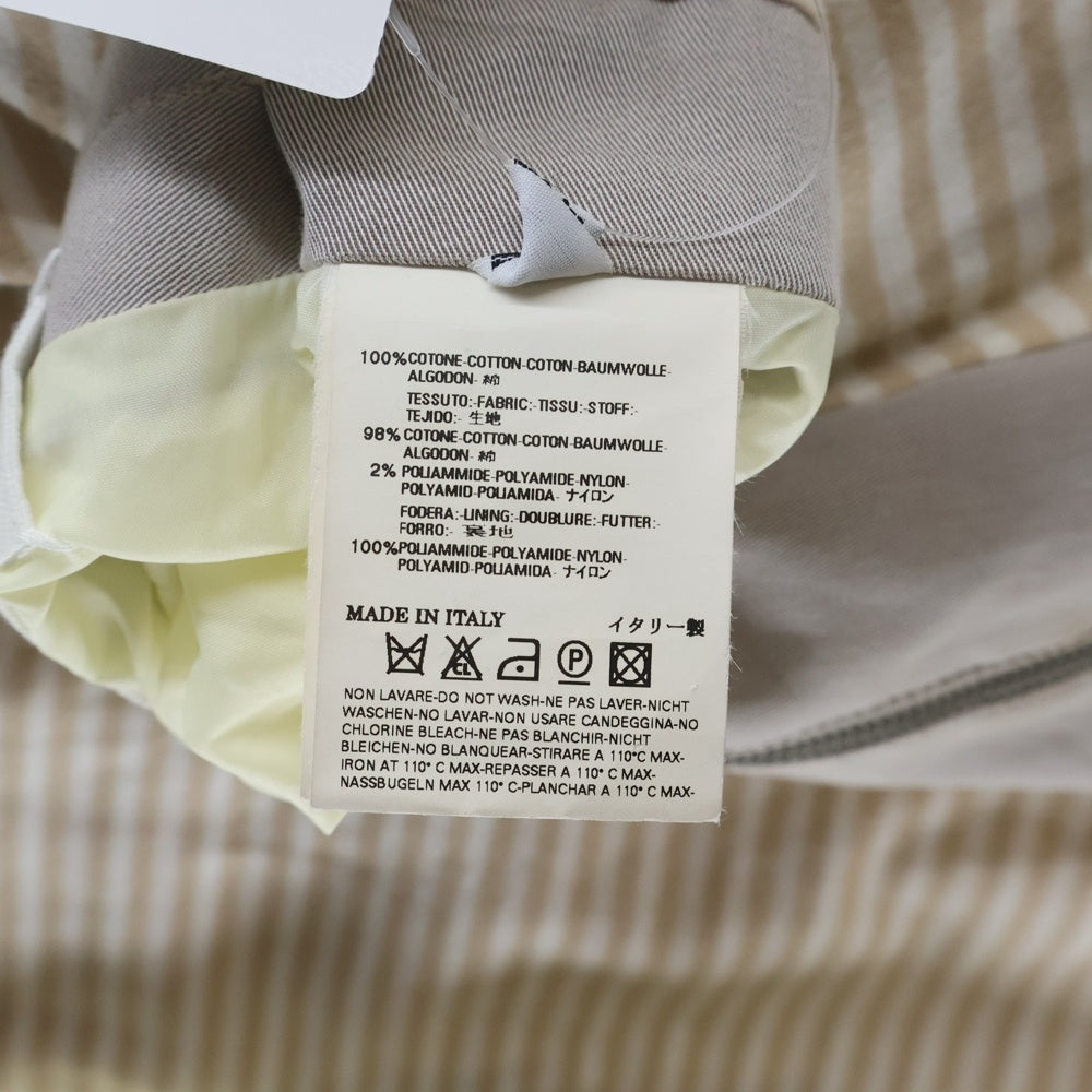 Maison Martin Margiela(メゾンマルタンマルジェラ) ここのえ期 リバーシブル ジップアップ ブルゾンジャケット グレー/アイボリー 30AM034