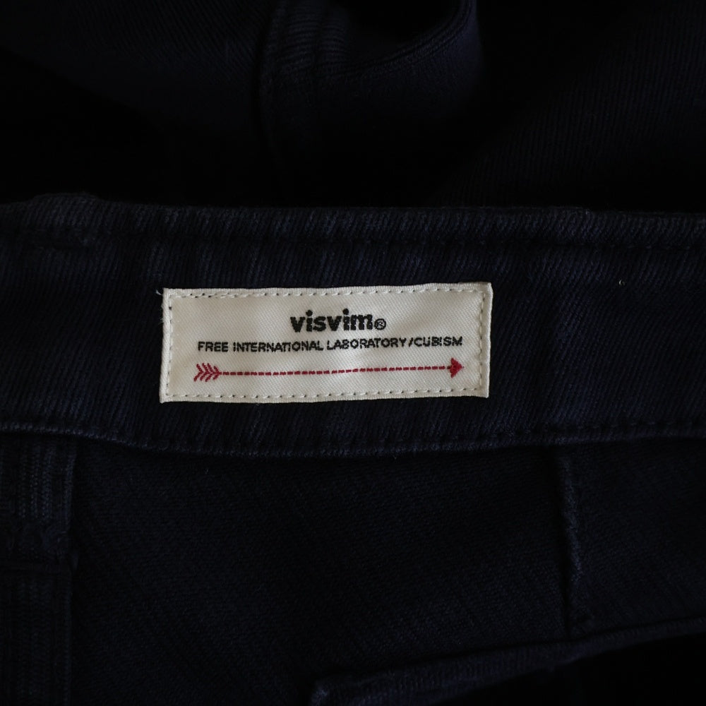 VISVIM(ヴィスヴィム) 19SS HW DRILL MIL PANTS ドリル ミル ベイカー チノパンツ ネイビー 0120105008008