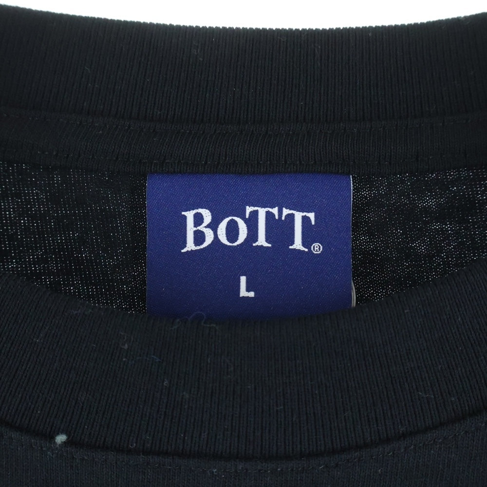 BoTT(ボット) BANG LOGO TEE バング ロゴ クルーネック 半袖Tシャツ カットソー ブラック 253BoTT55