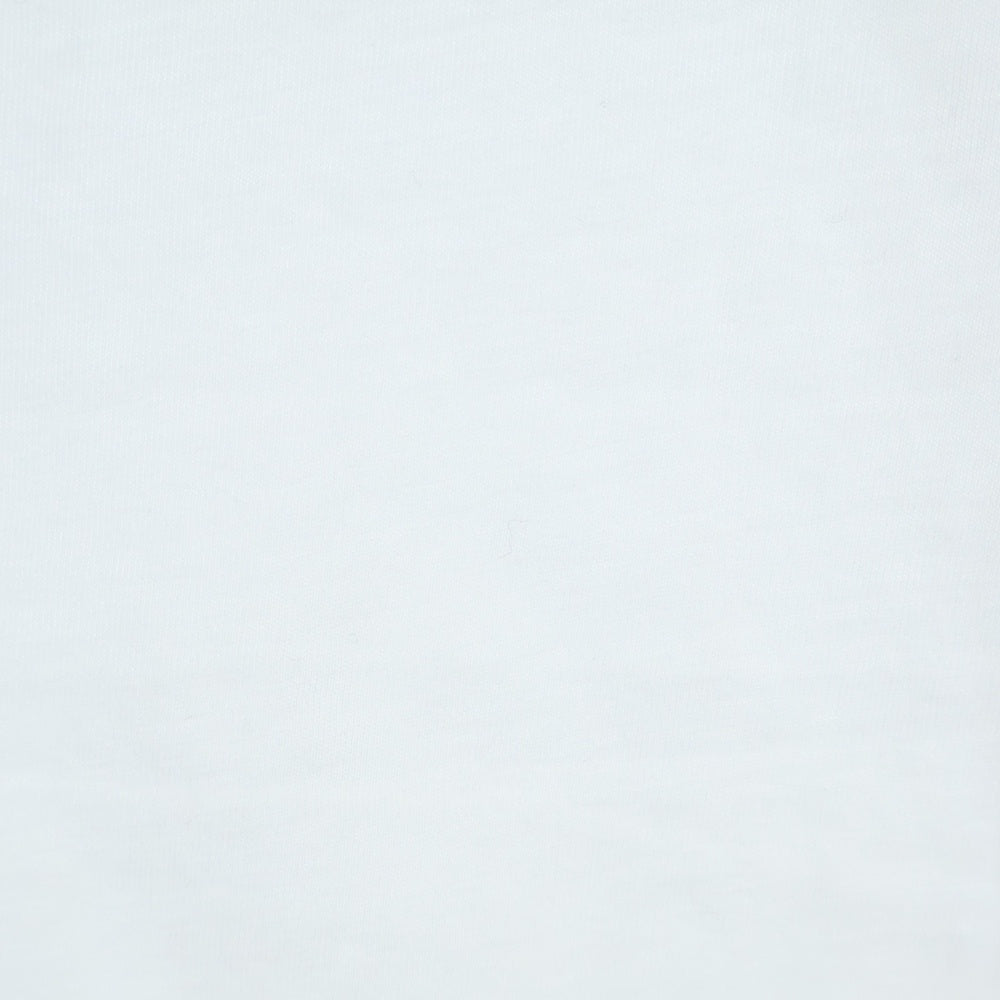 Mardi Mercredi(マルディメクルディ) FLOWER フラワーロゴプリント クルーネック 半袖Tシャツ カットソー ホワイト レディース