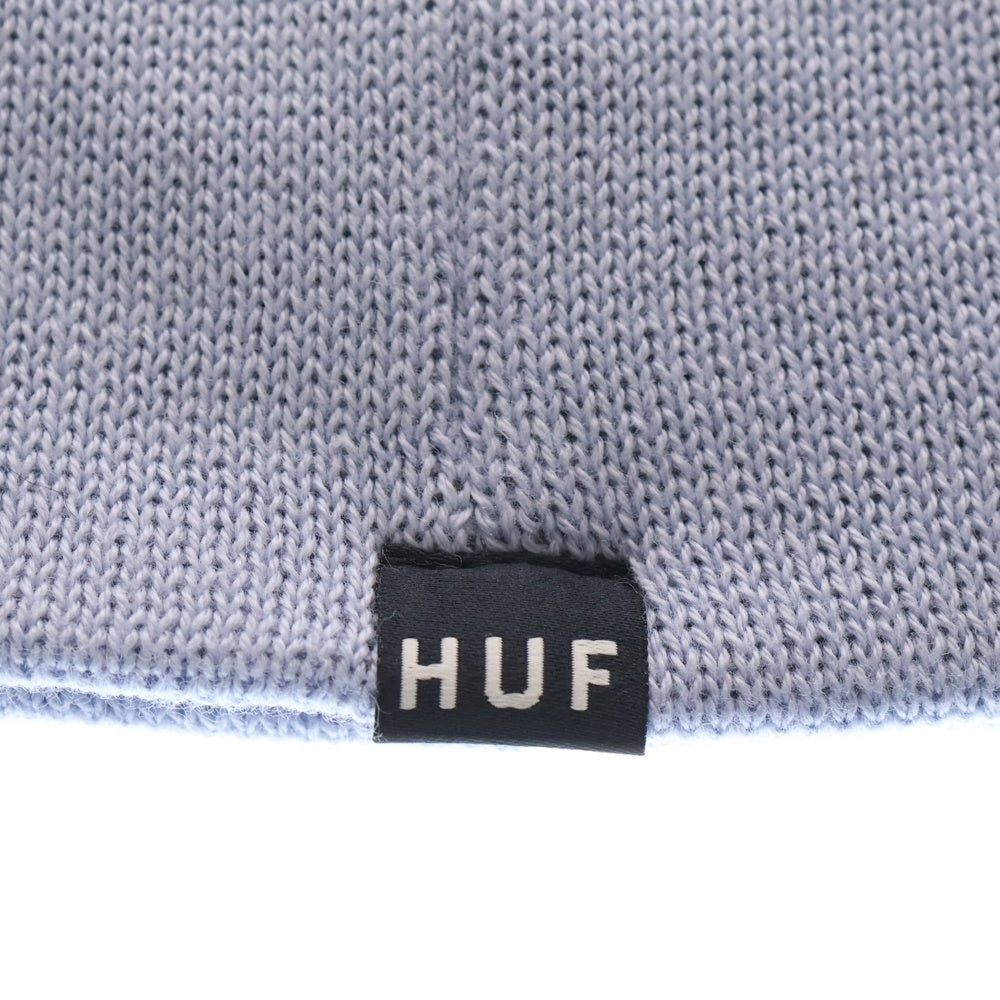 HUF(ハフ) FULL SERVICE BEANIE フルサービス アクリルニットビーニー ニットキャップ ブルー 25M BN80025
