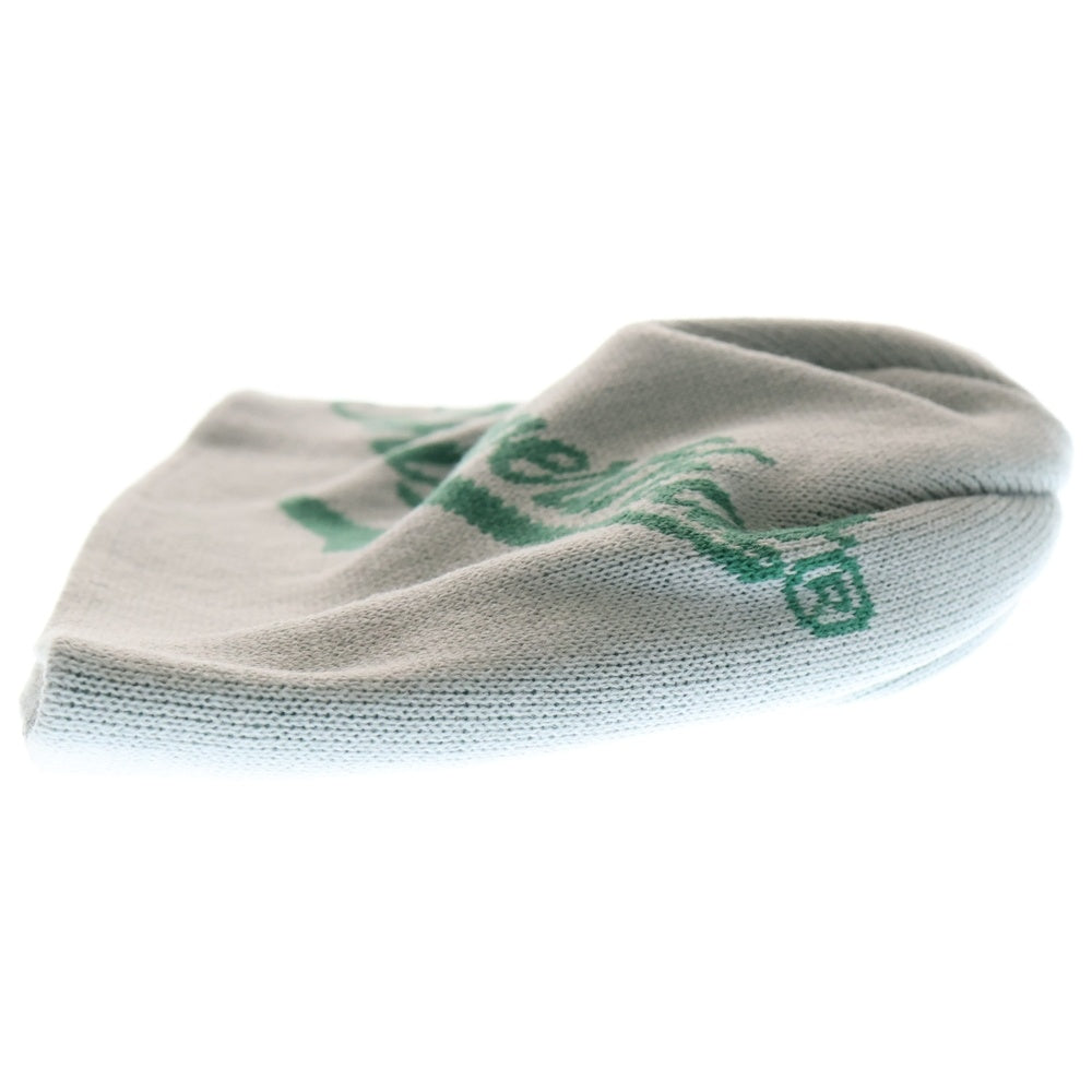 THISISNEVERTHAT(ディスイズネバーザット) SCRIPT-LOGO NO CUFF BEANIE スクリプトロゴ ノーカフ アクリルニットビーニー ニットキャップ グレー TN251WHWBE01