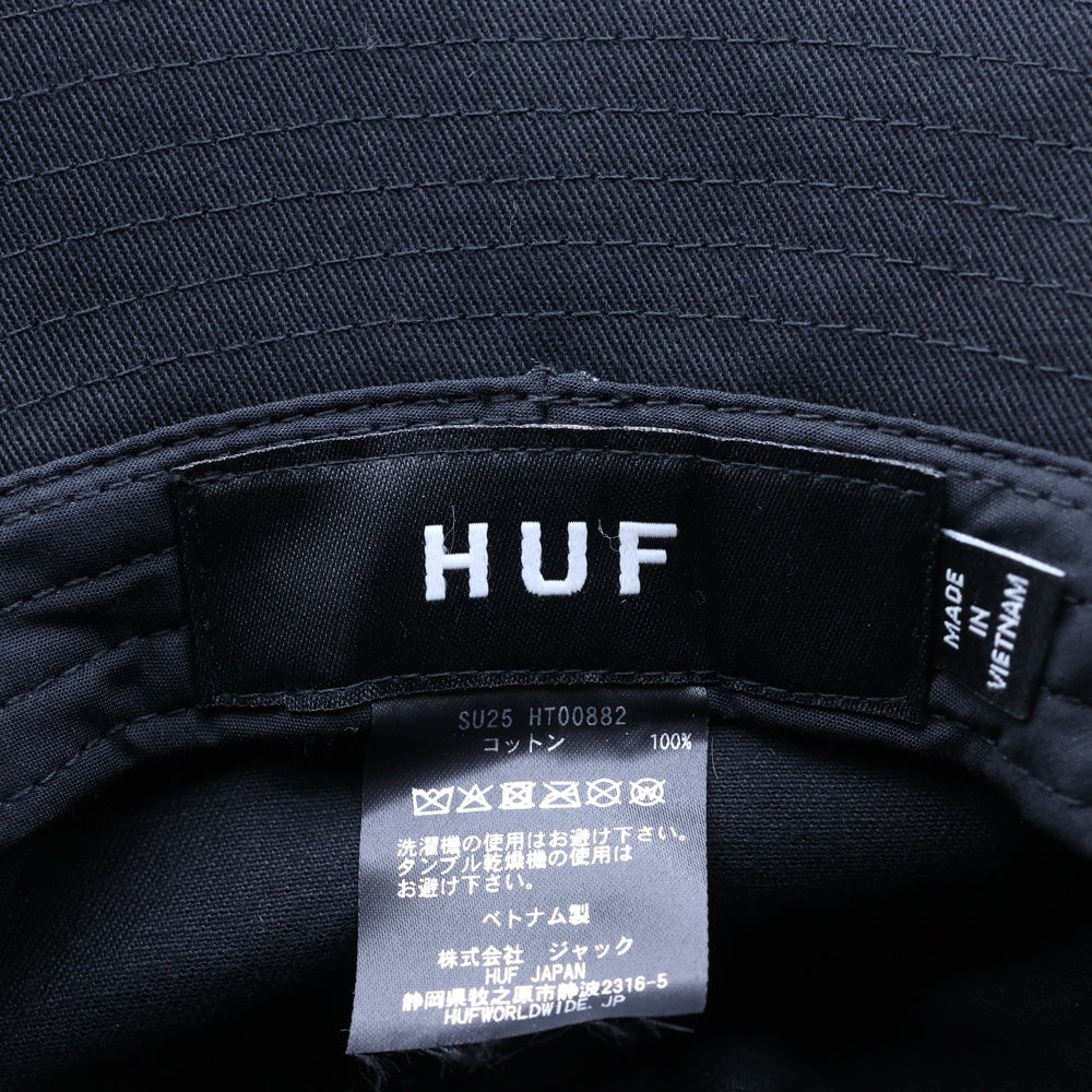 HUF(ハフ) SET MEGABLAST BUCKET セット メガブラスト バケットハット 帽子 ブラック SU25 HT00882