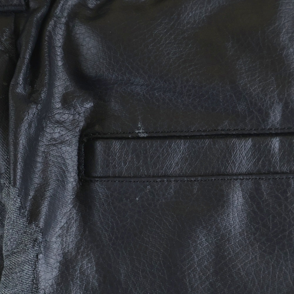 TAAKK(ターク) 22AW TAILORED RIDERS PANTS 切替デザイン テーラードライダースパンツ ブラック/グレー TA22AW-PT055