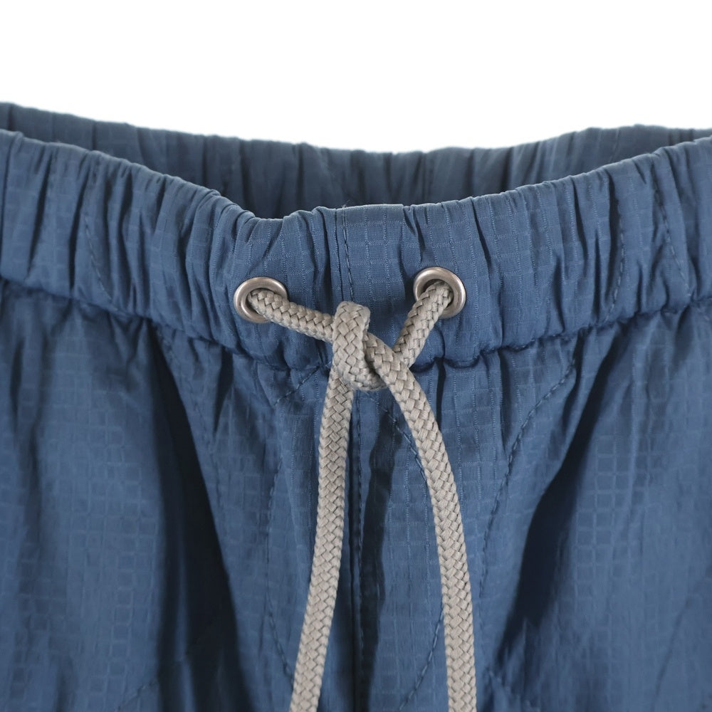 NO BRAND(ノーブランド) WHIMSIC(ウィムジック）NYLON RIPSTOP QUILTING PANTS ナイロンリップストップキルティングパンツ ブルー KAZ2022402A0001 レディース