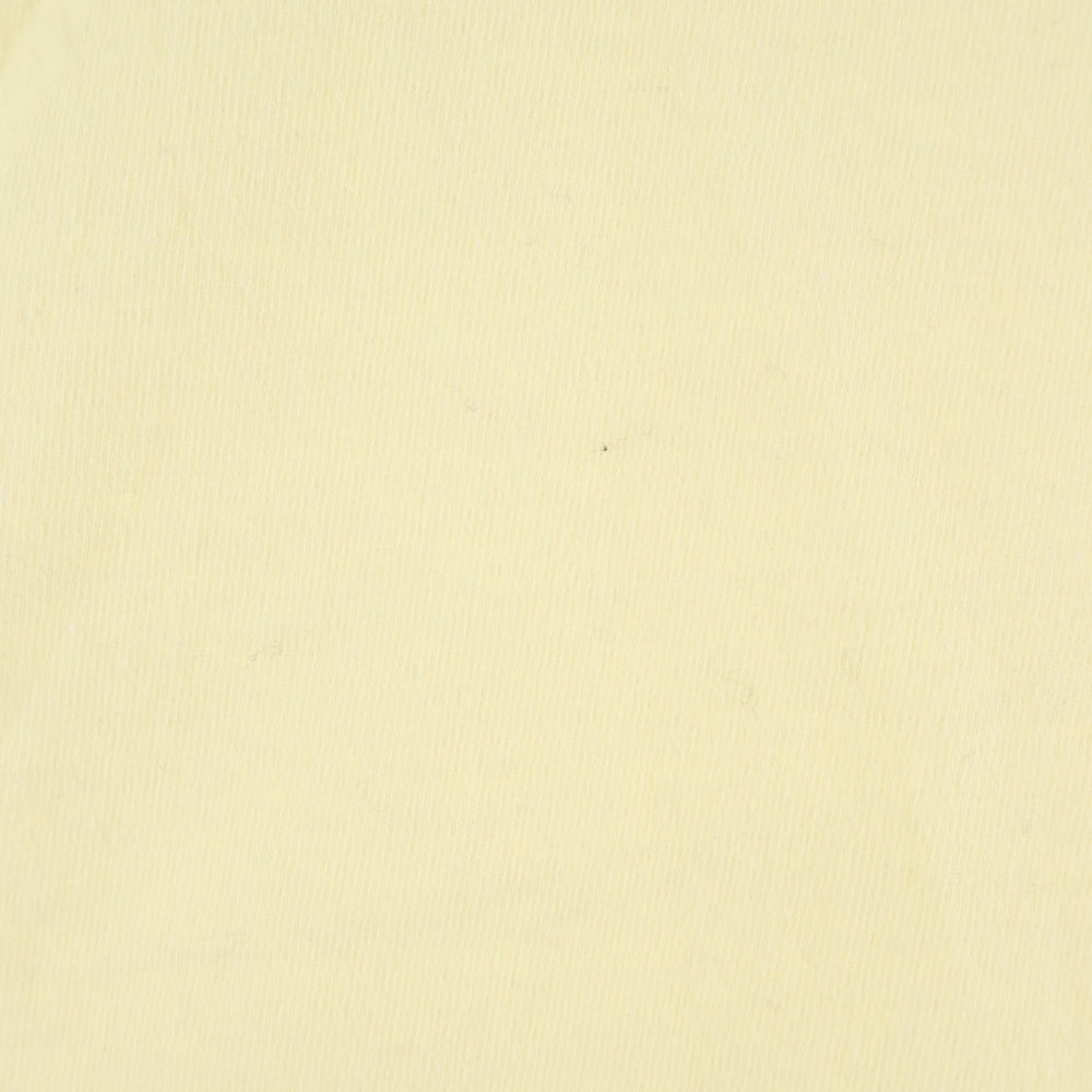 BoTT(ボット) 23SS ALPHABET TEE アルファベット フロントプリントTシャツ 半袖クルーネックカットソー イエロー