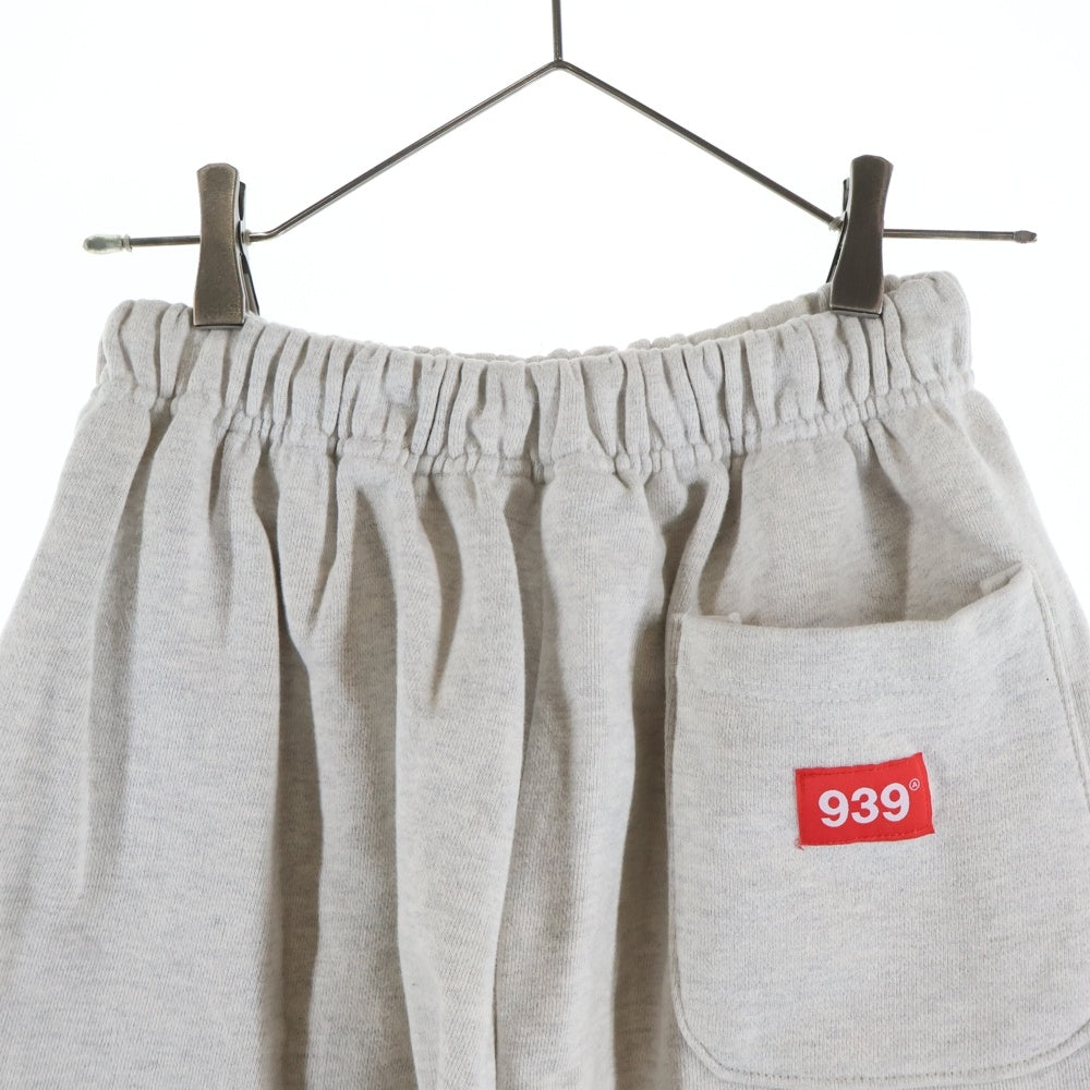 NO BRAND(ノーブランド) ARCHIEVE BOLD(アーカイブボールド)939 Logo sweats pants フロントロゴプリント スウェットロングパンツ グレー