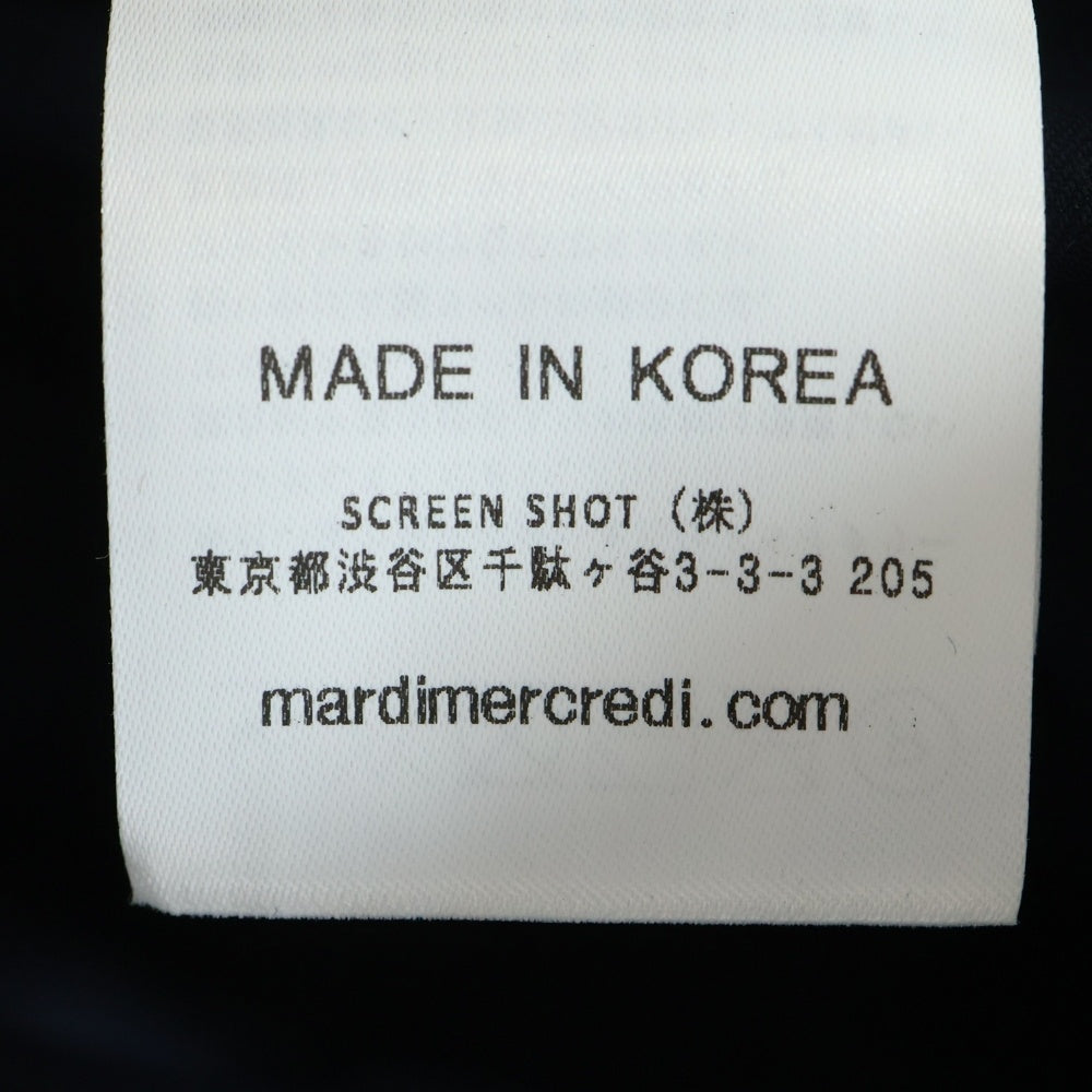 Mardi Mercredi(マルディメクルディ) CAP CLOVERMARDI BOUCLE ブークレークローバーパッチ ベースボールキャップ 帽子 ネイビー