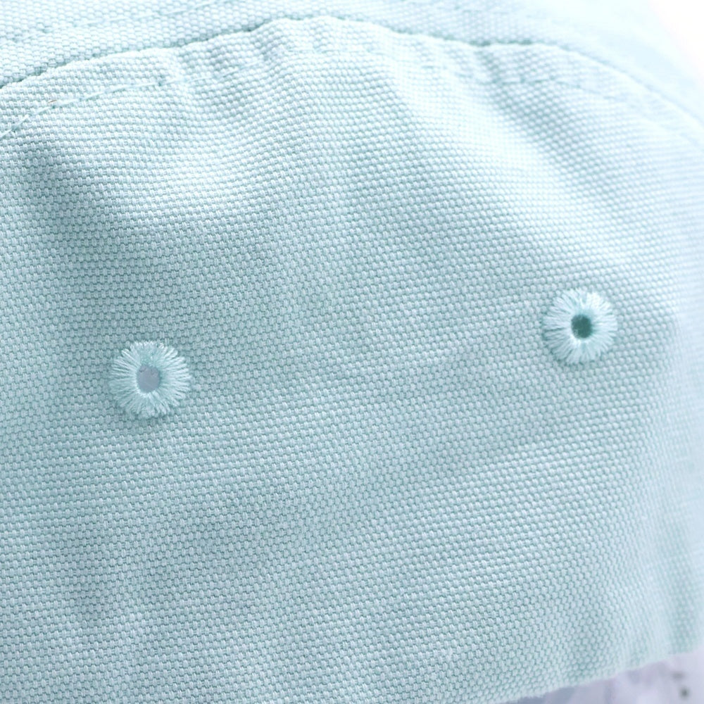 MAISON KITSUNE(メゾンキツネ) フロントロゴ刺繍 ジェットキャップ 帽子 ライトブルー LM06108WW0095 レディース