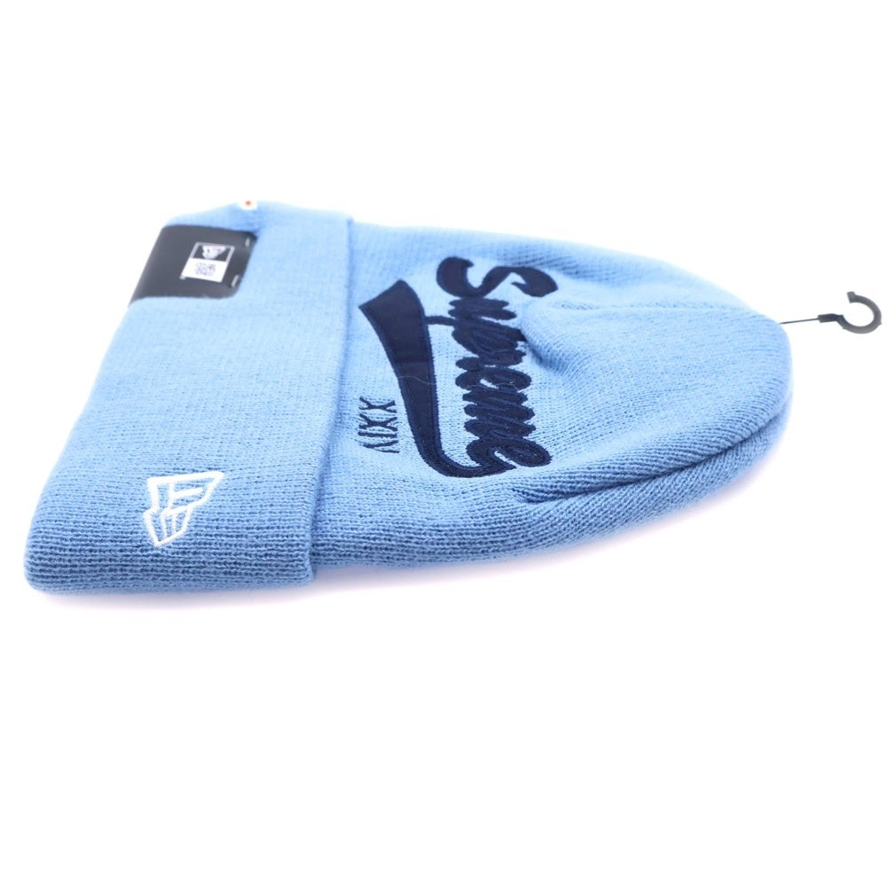 SUPREME(シュプリーム) 24SS New Era Salvation Beanie ニューエラ サルベーションロゴニットビーニー ニット帽 帽子 ブルー