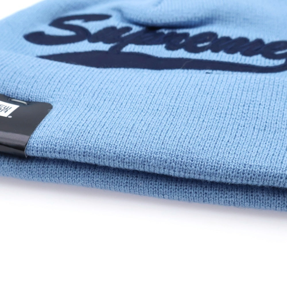 SUPREME(シュプリーム) 24SS New Era Salvation Beanie ニューエラ サルベーションロゴニットビーニー ニット帽 帽子 ブルー