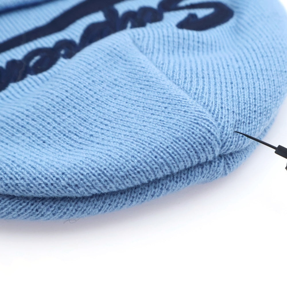 SUPREME(シュプリーム) 24SS New Era Salvation Beanie ニューエラ サルベーションロゴニットビーニー ニット帽 帽子 ブルー