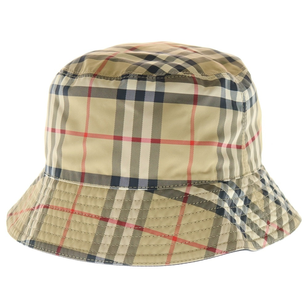 BURBERRY LONDON(バーバリーロンドン) ノヴァチェック リバーシブル バケットハット 帽子 ブラック/ベージュ 8064349