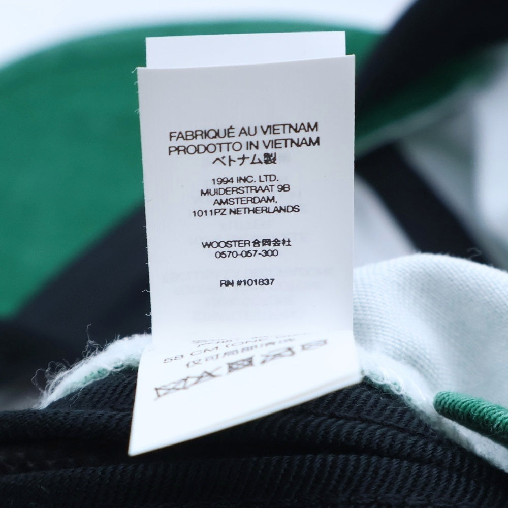 SUPREME(シュプリーム) 25AW Italy 6-Panel ウォッシュ加工 イタリー ロゴエンブロイダリー 6パネル ベースボールキャップ 帽子 グリーン